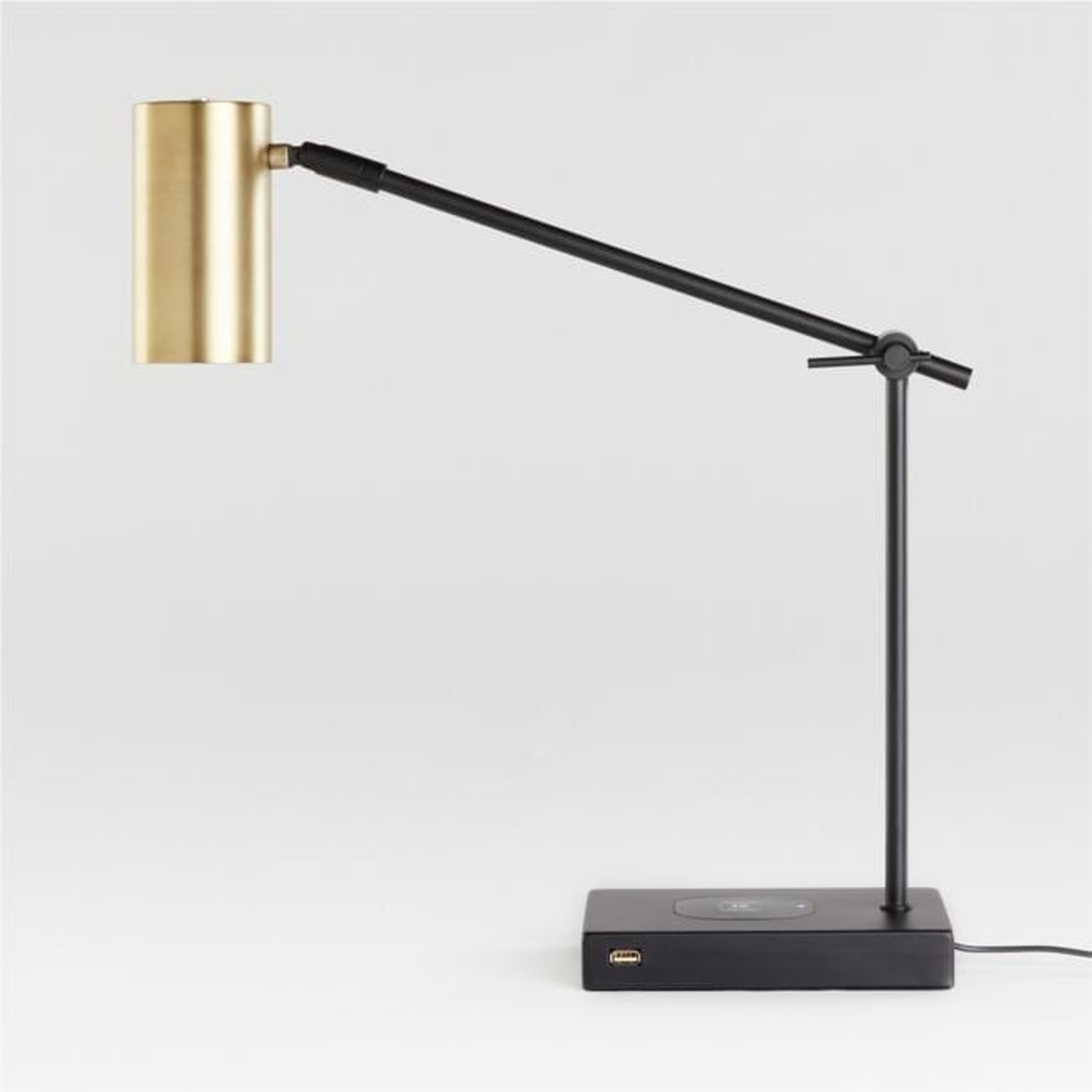 Adrian Charging Table Lamp - Crate and Barrel
