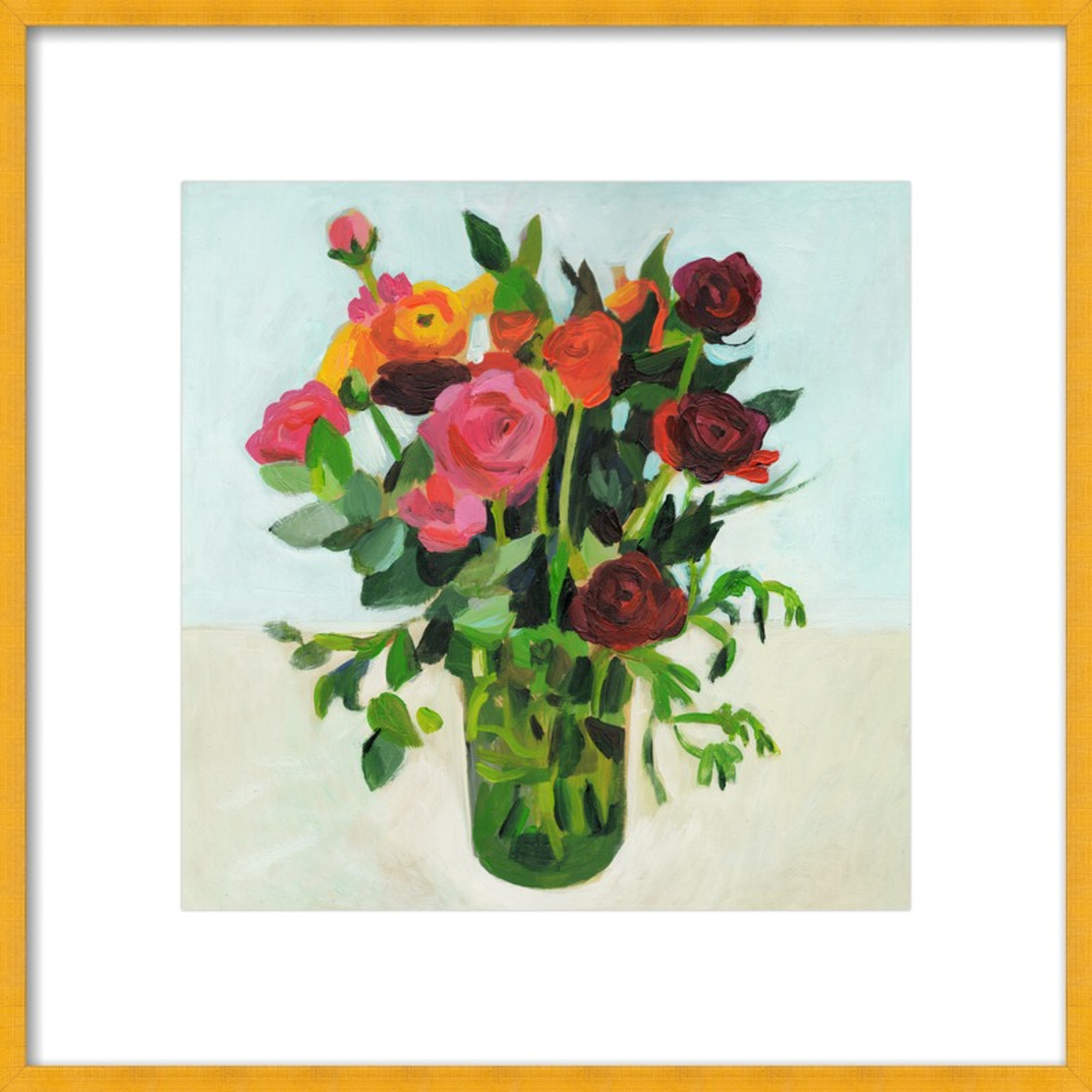 Flowers in a Vase 16" x 16" - Artfully Walls