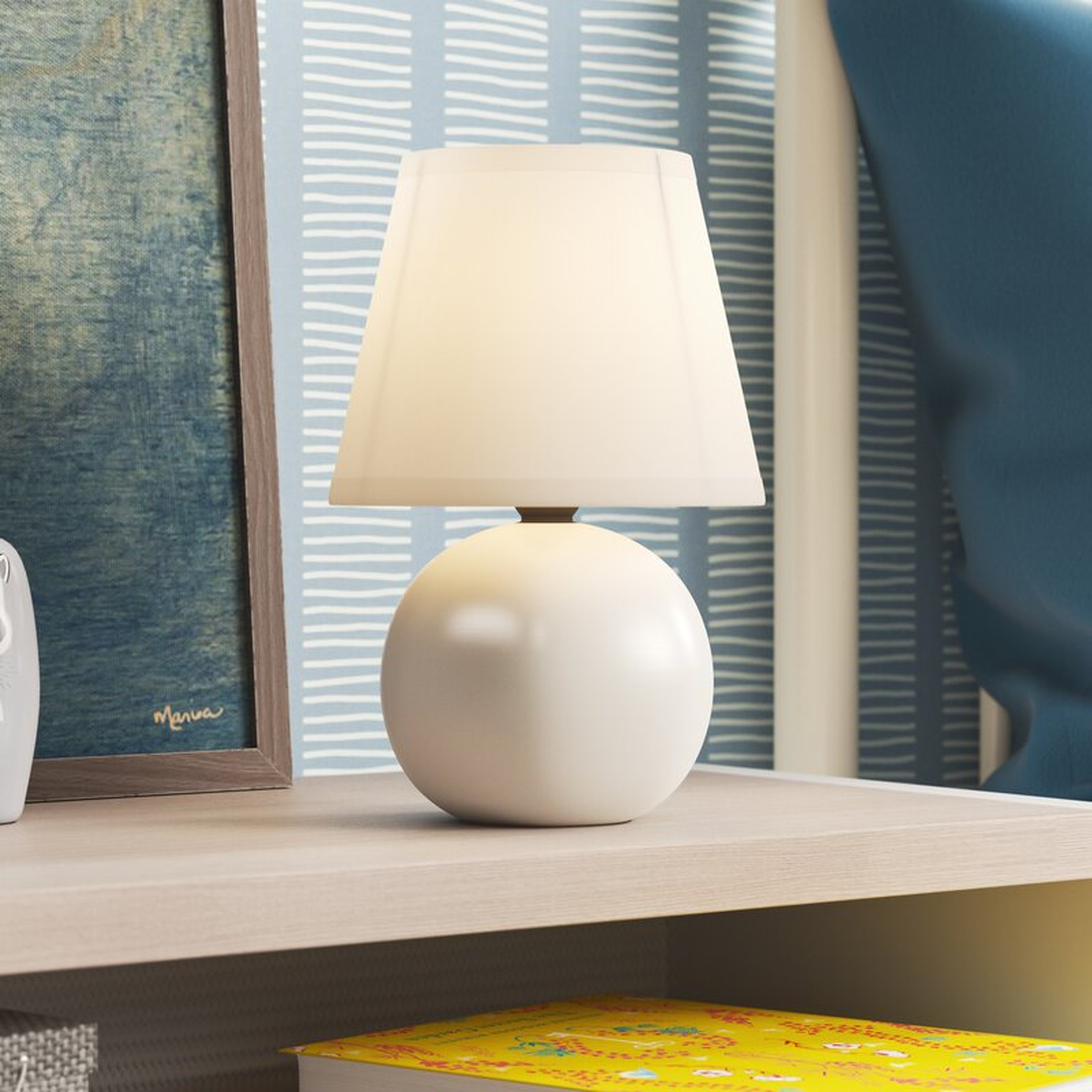 Adira Ceramic Globe Mini Table Lamp - Wayfair