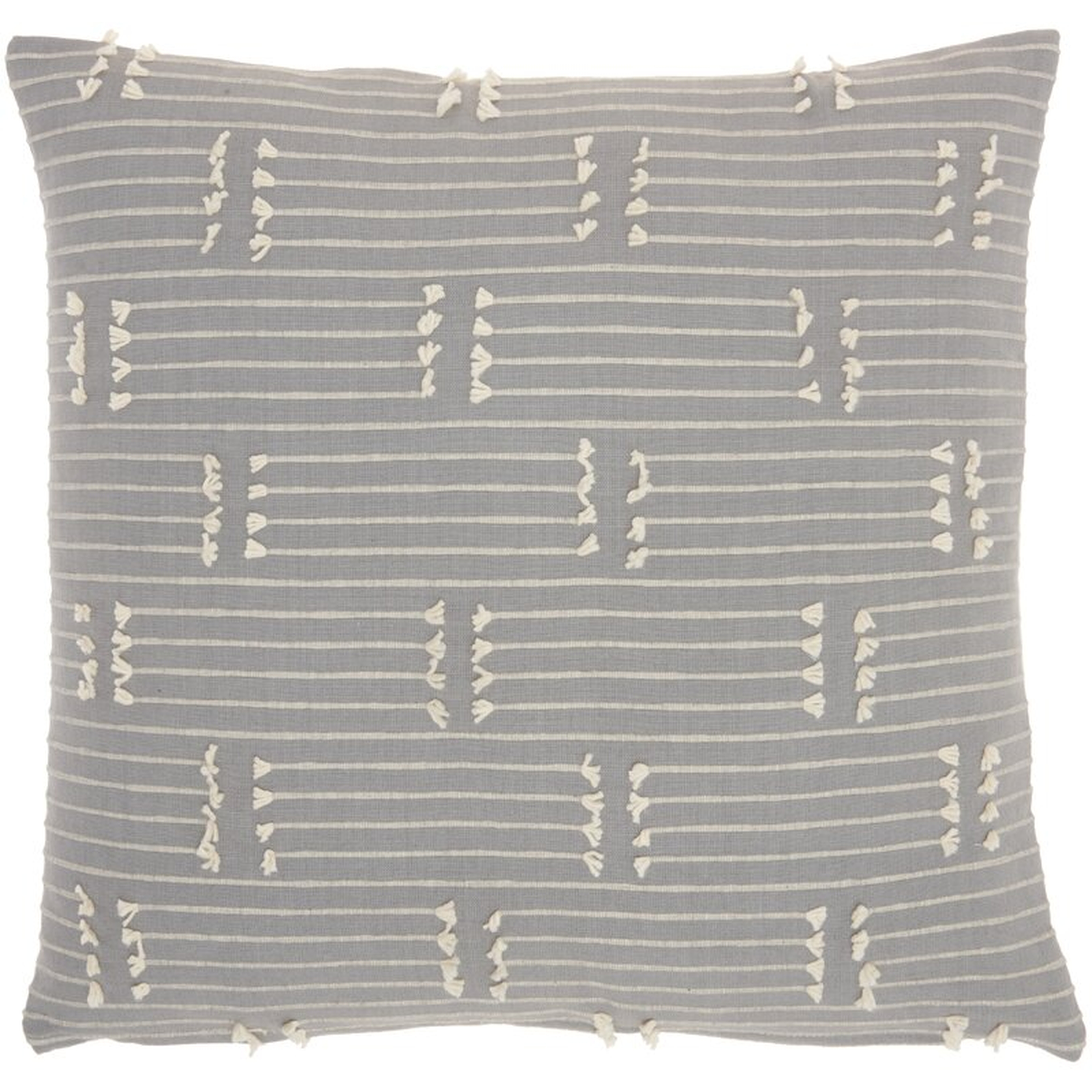 Canipe Pillow, Gray, 18" x 18" - Wayfair