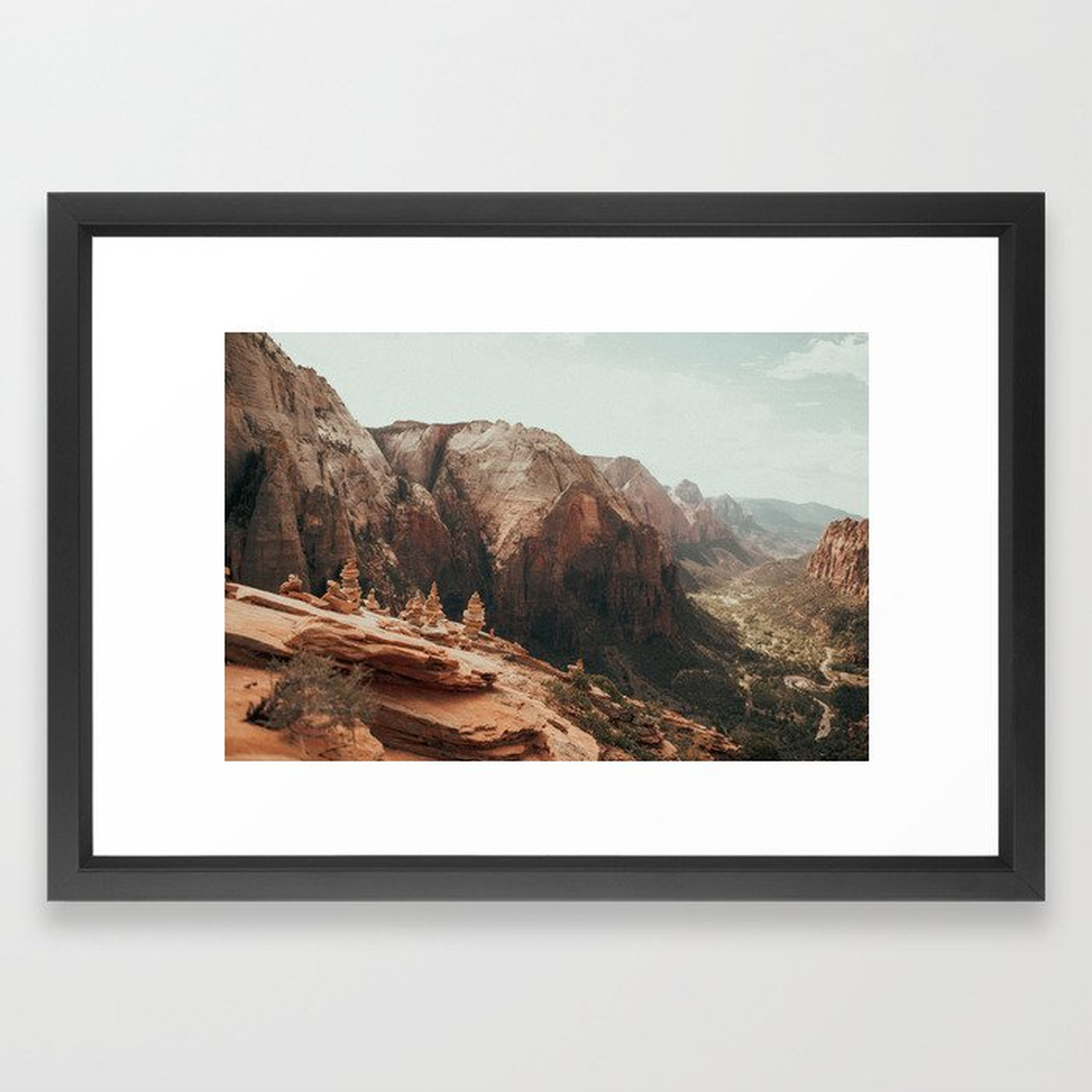 When We Remembered Zion Framed Art Print - Society6