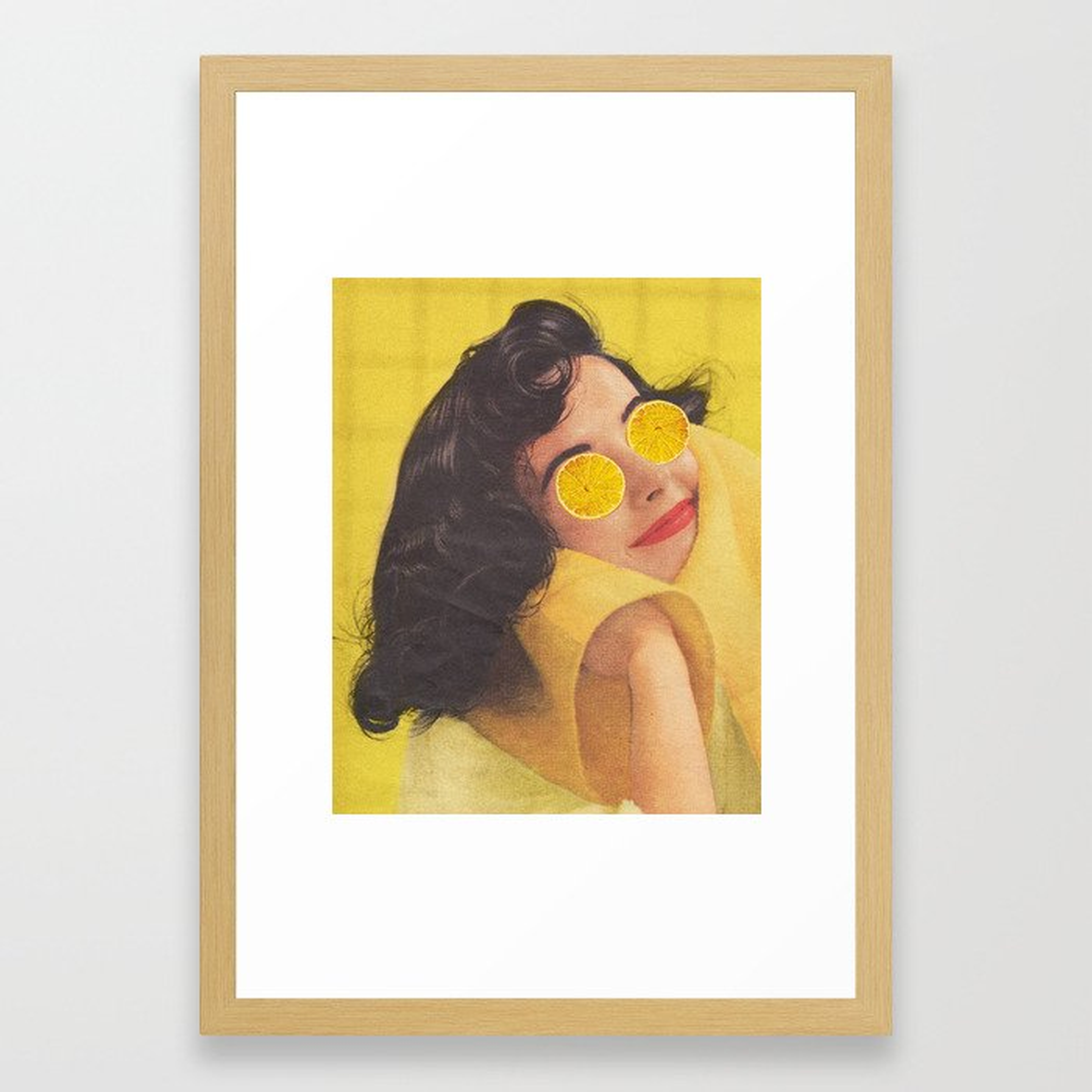 Squeeze the Day Framed Art Print - Society6