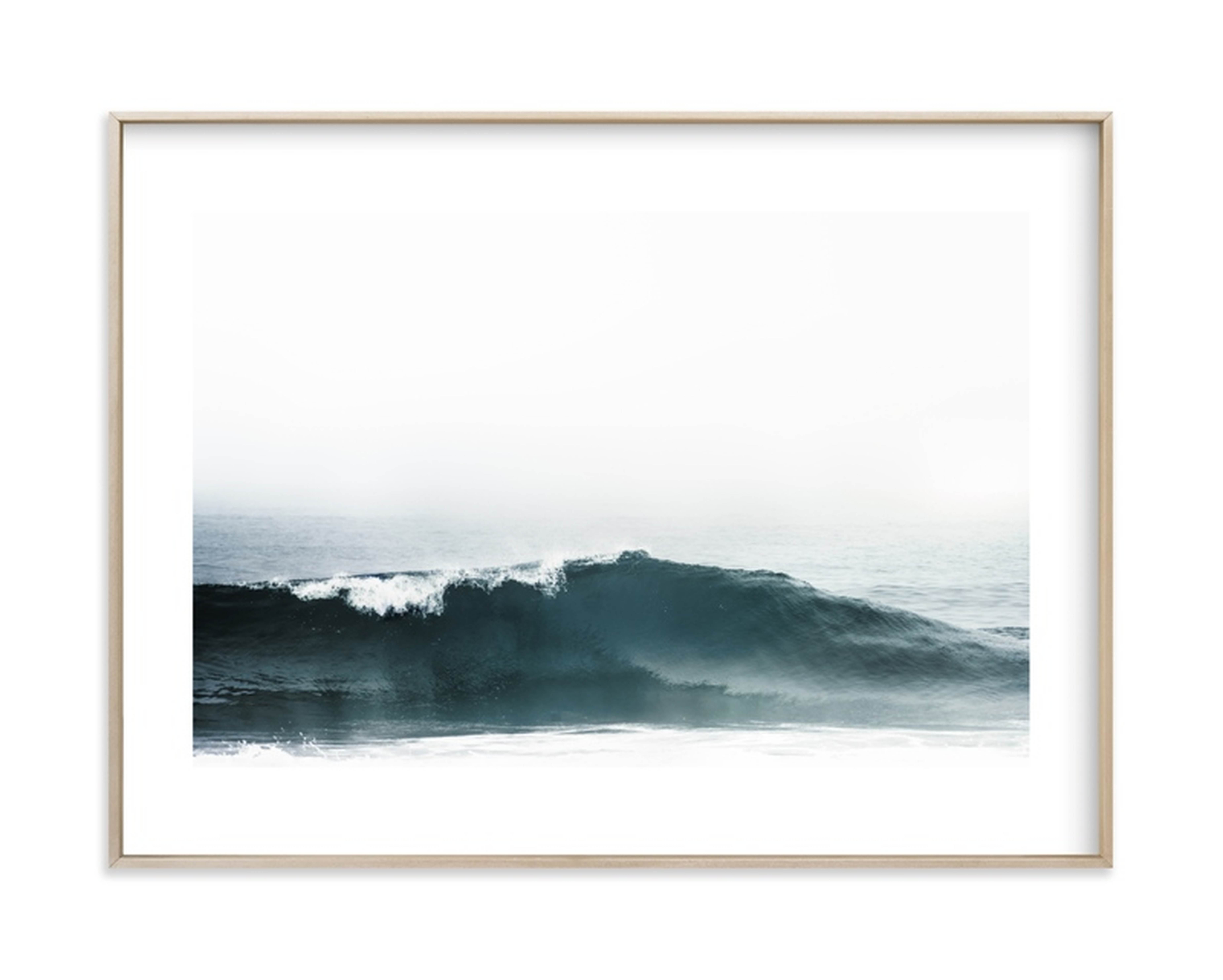 Mariner's Muse, 18" x 24", Vibrant Ocean, White Border - Minted