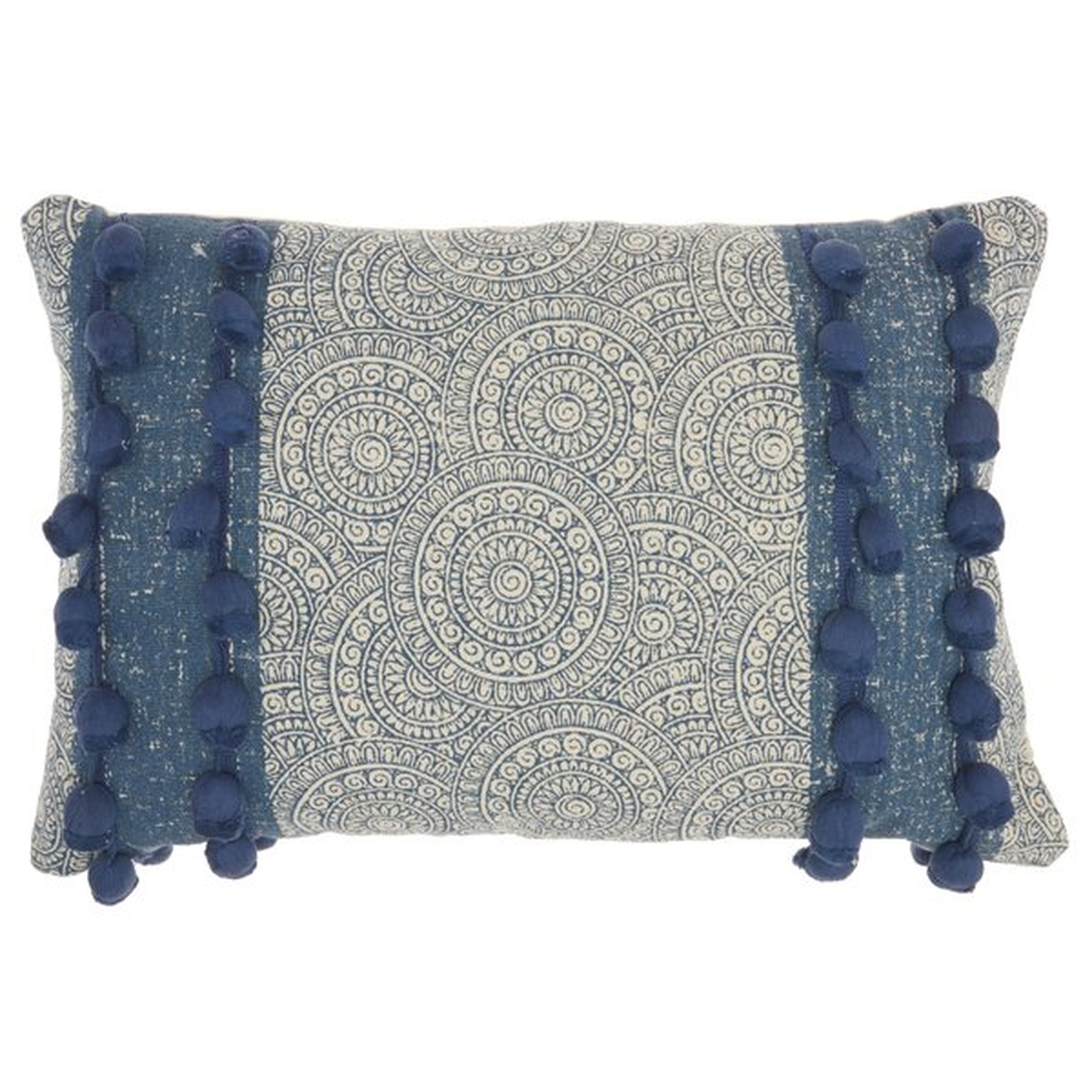Anniedale Cotton Geometric Lumbar Pillow - Wayfair