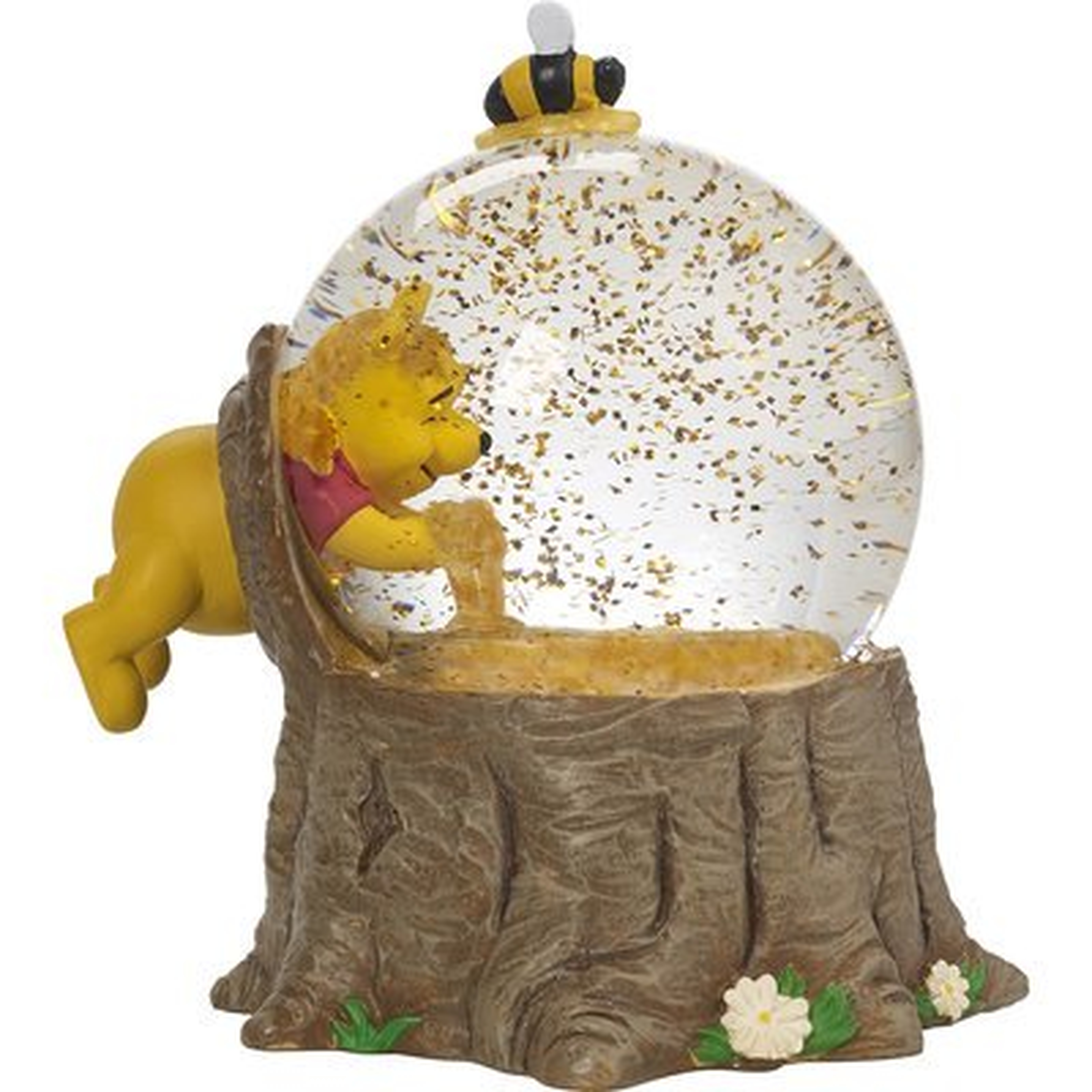Disney Showcase Winnie the Pooh Musical Snow Globe For the Love of Hunny Resin and Glass Figurine - Wayfair