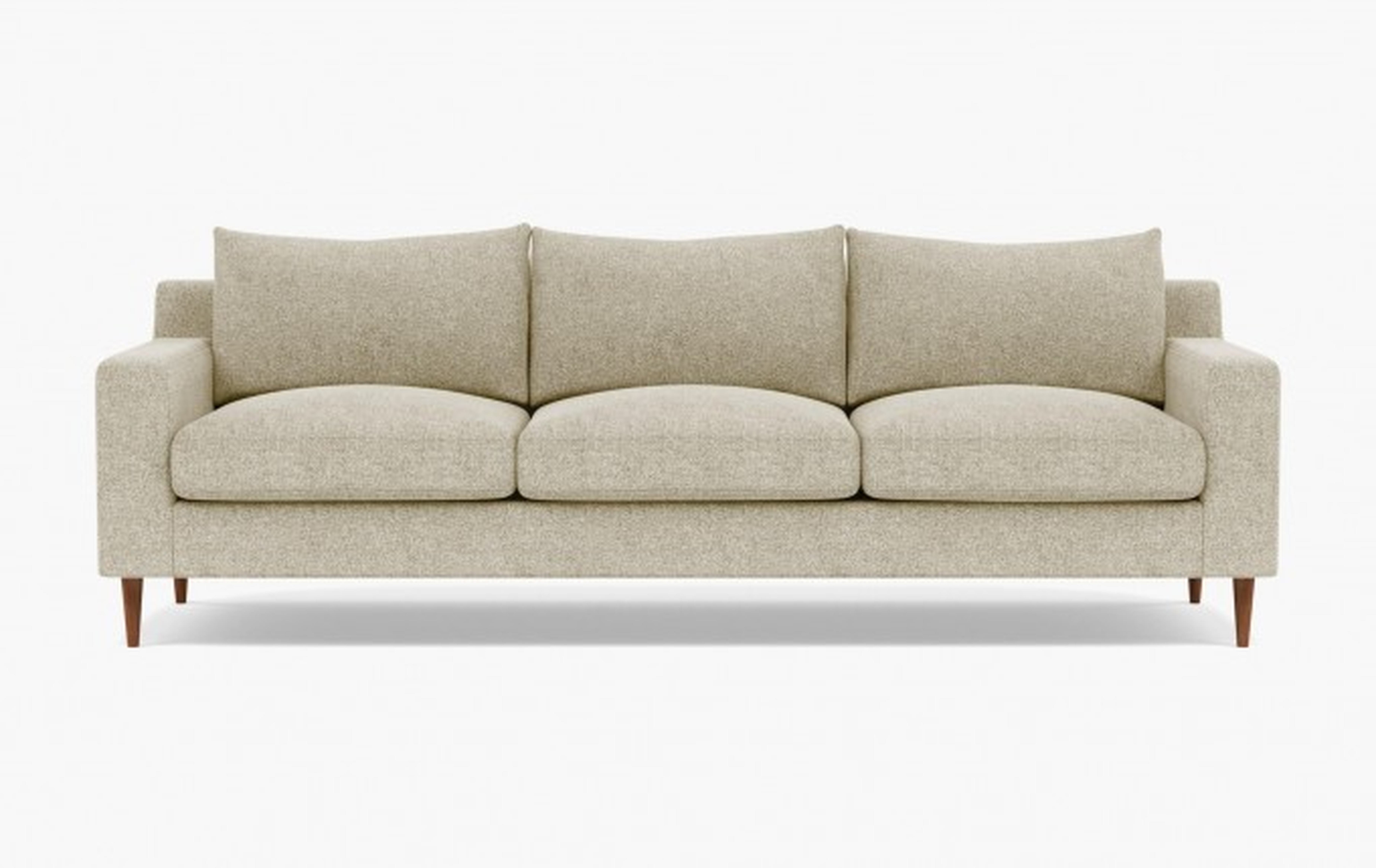 Sloane 3 Seat Sofa - 99", Oat,, Natural Oak Legs - Interior Define