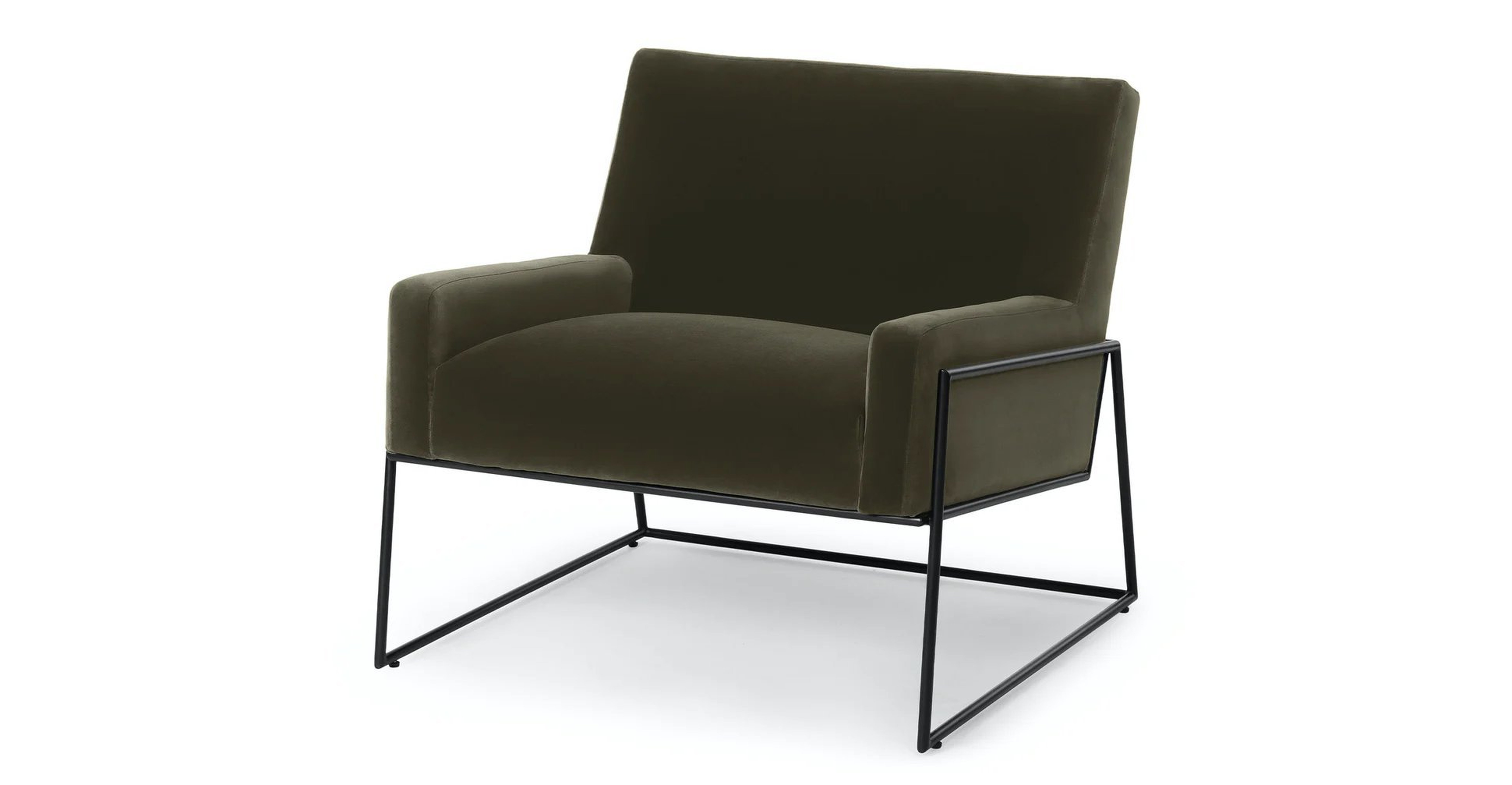 Regis Juniper Green Lounge Chair - Article