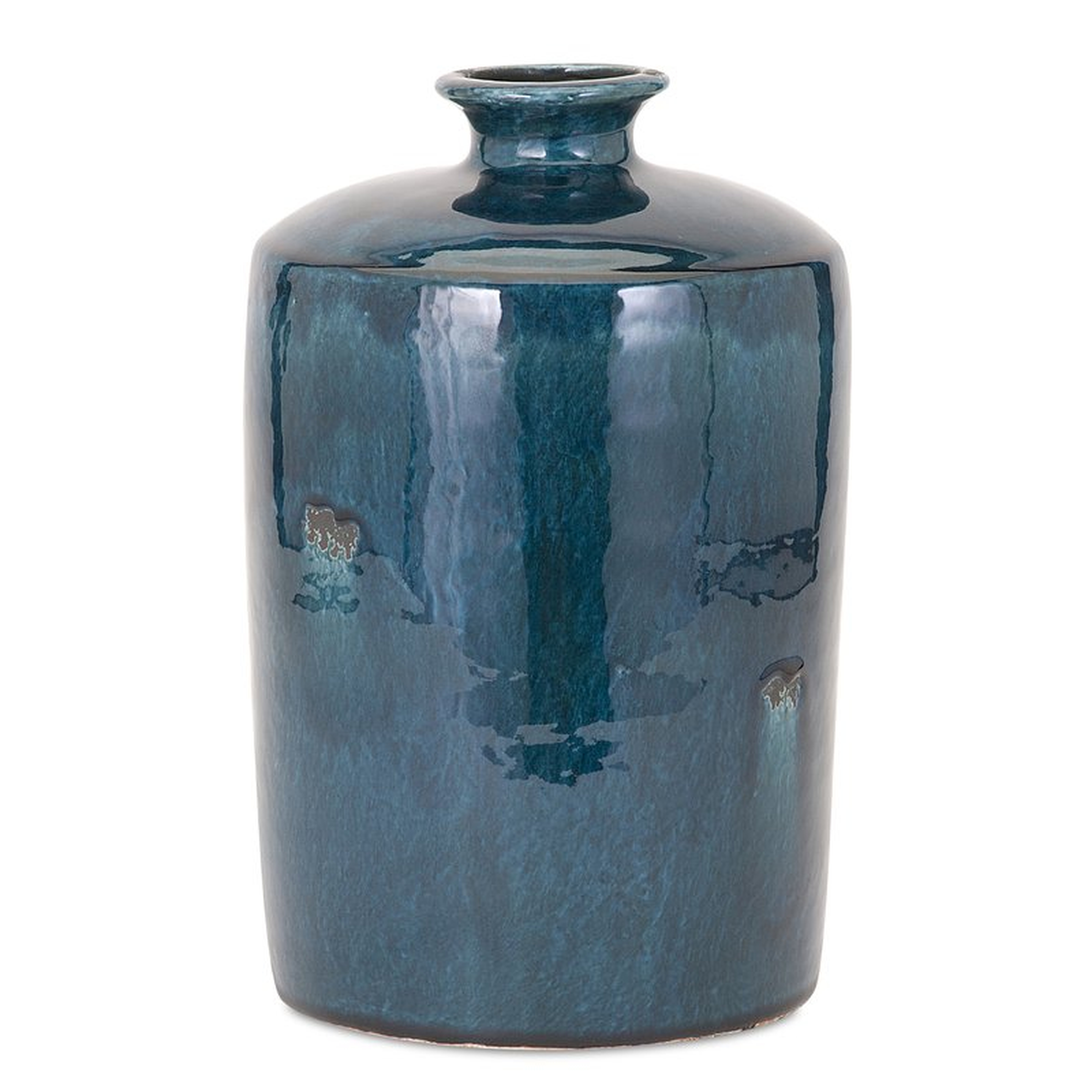 Blue Trumpet Table Vase, Medium - Wayfair