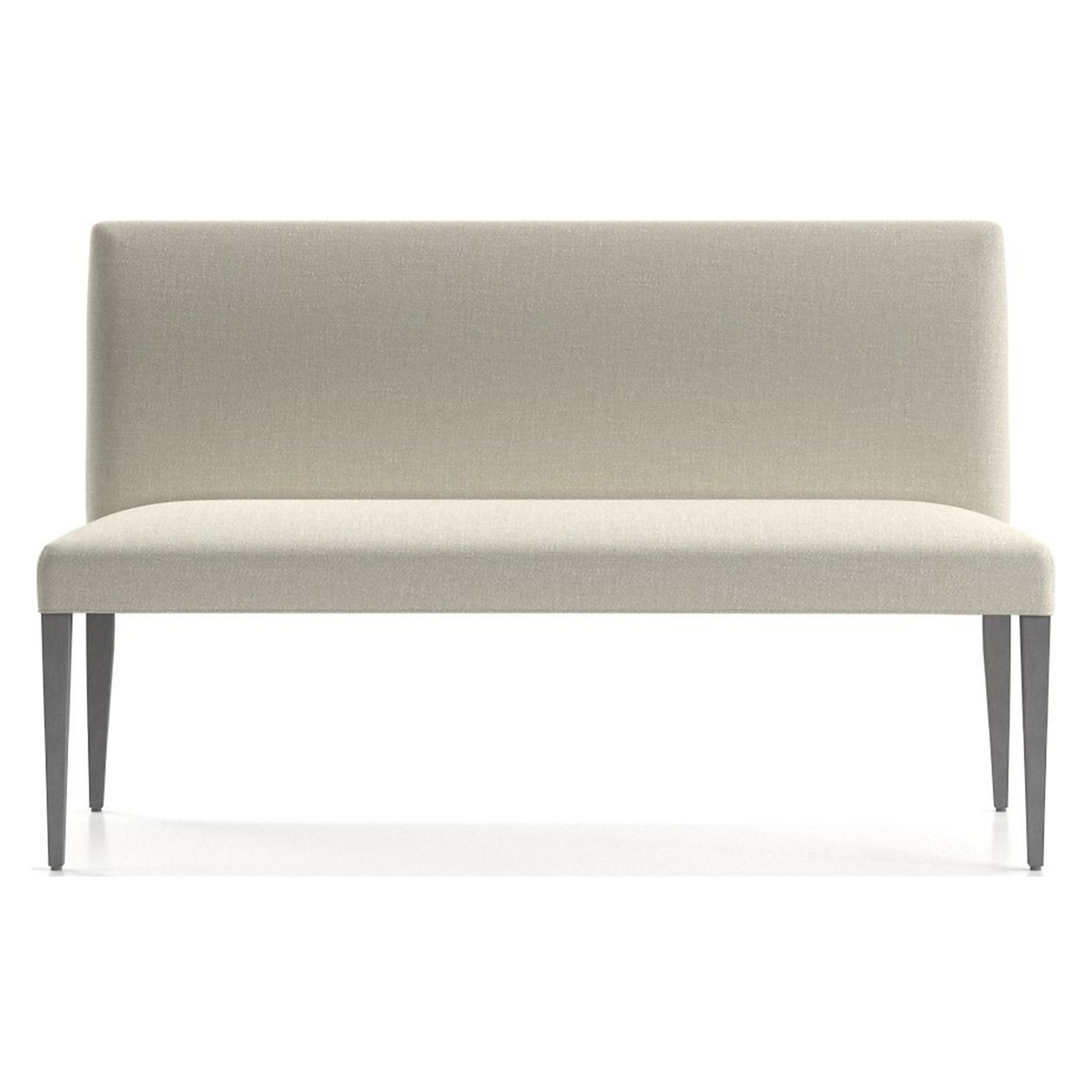 Miles 58" Medium Upholstered Dining Banquette Bench - Crate and Barrel