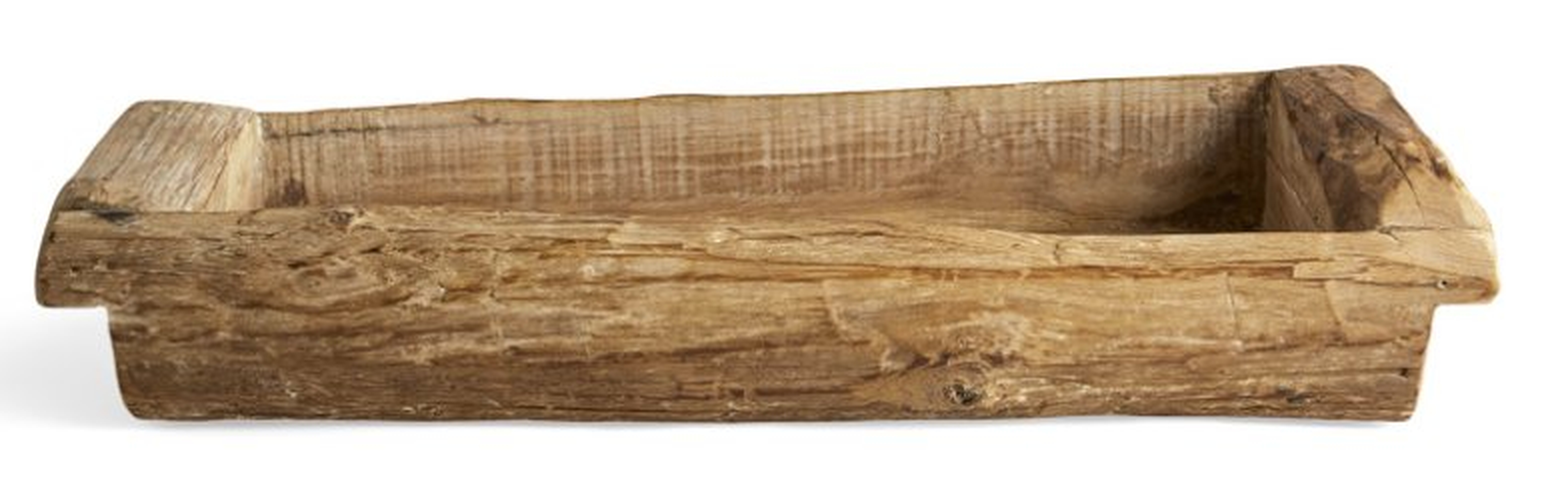Reclaimed Wood Small Tray in Transparent - Arhaus