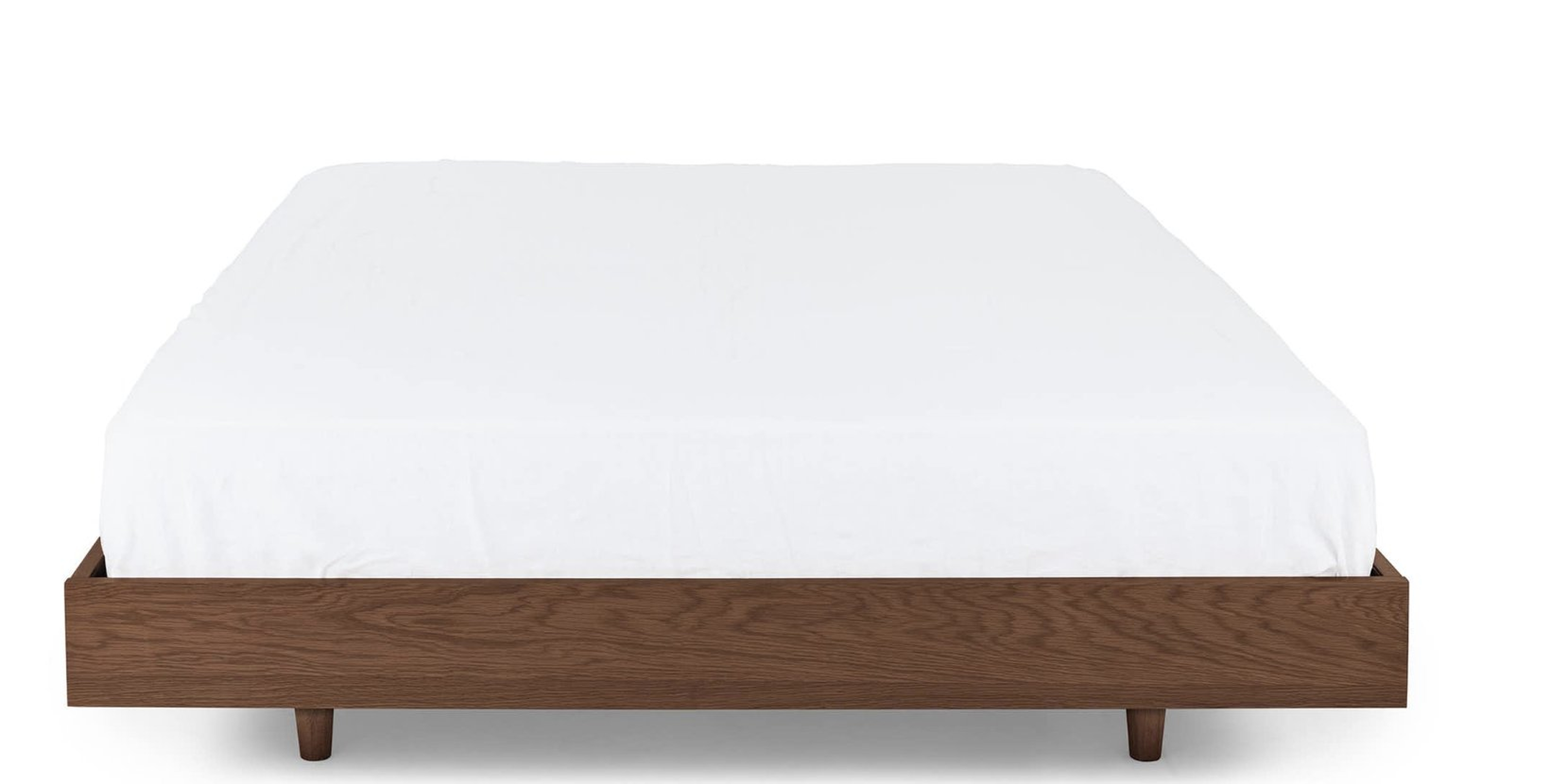 Basi Walnut Queen Bed Frame - Article