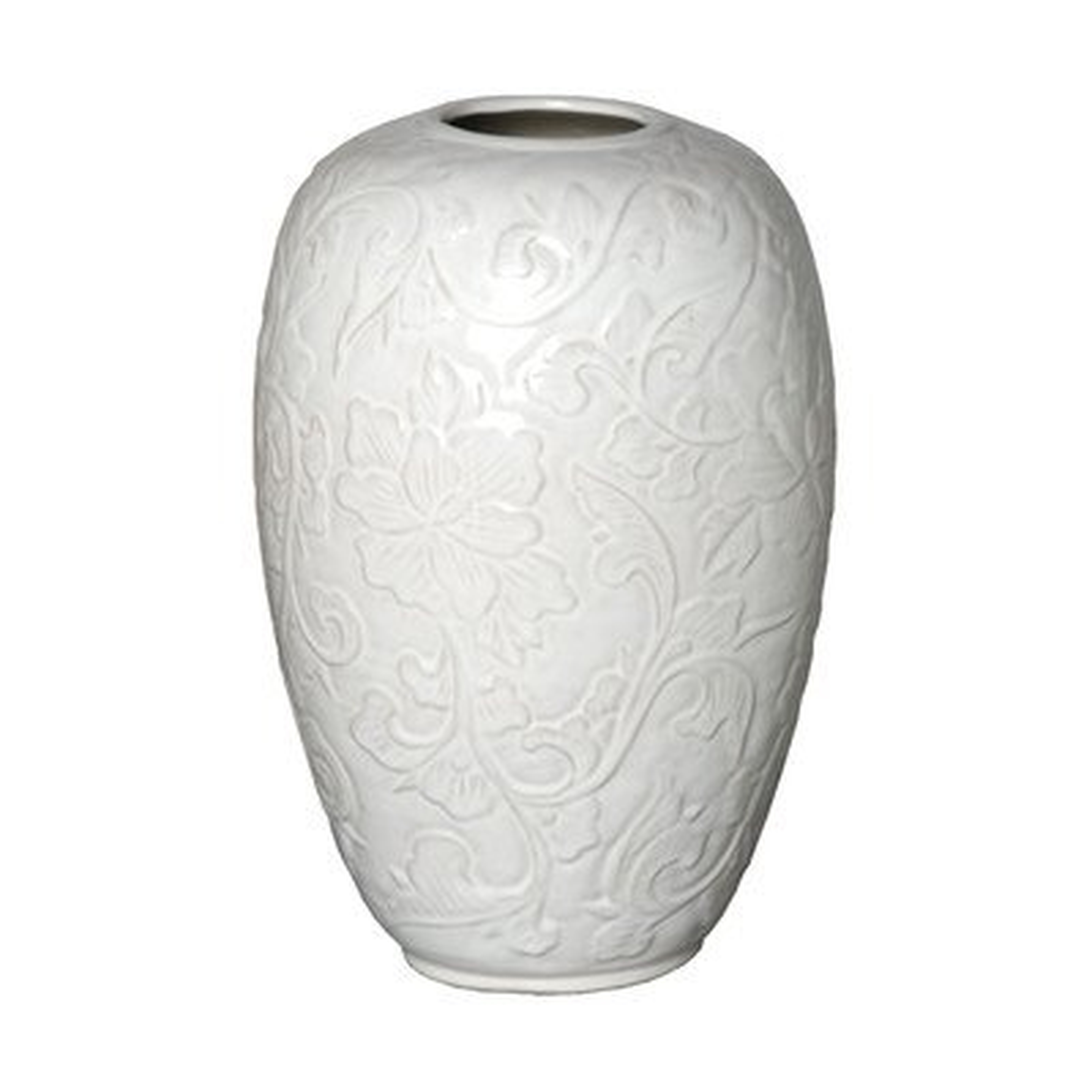 Botanical Relief Vase - Wayfair