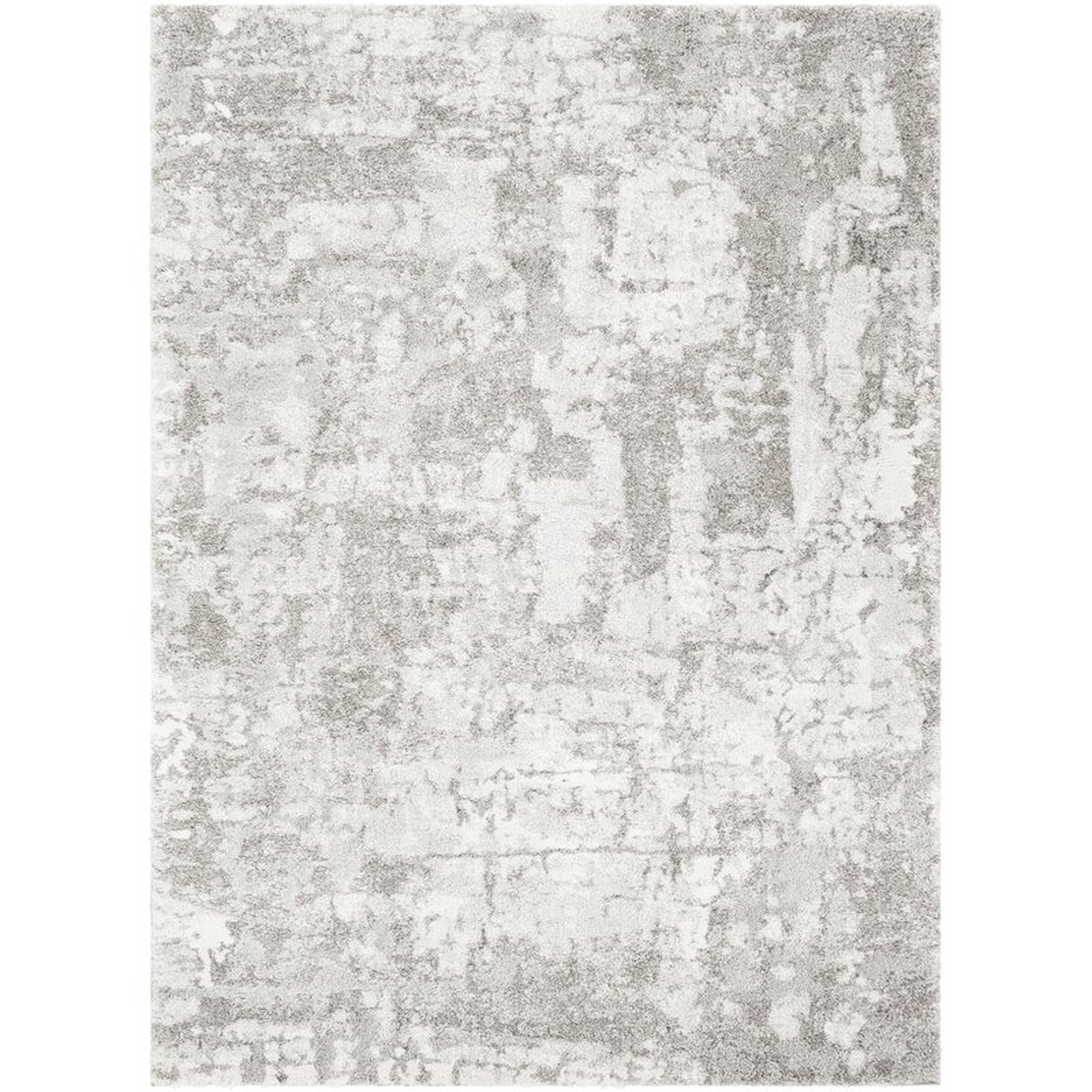 Madero Abstract Jute/Sisal Medium Gray, Light Gray, Ivory, And Charcoal Area Rug - Wayfair