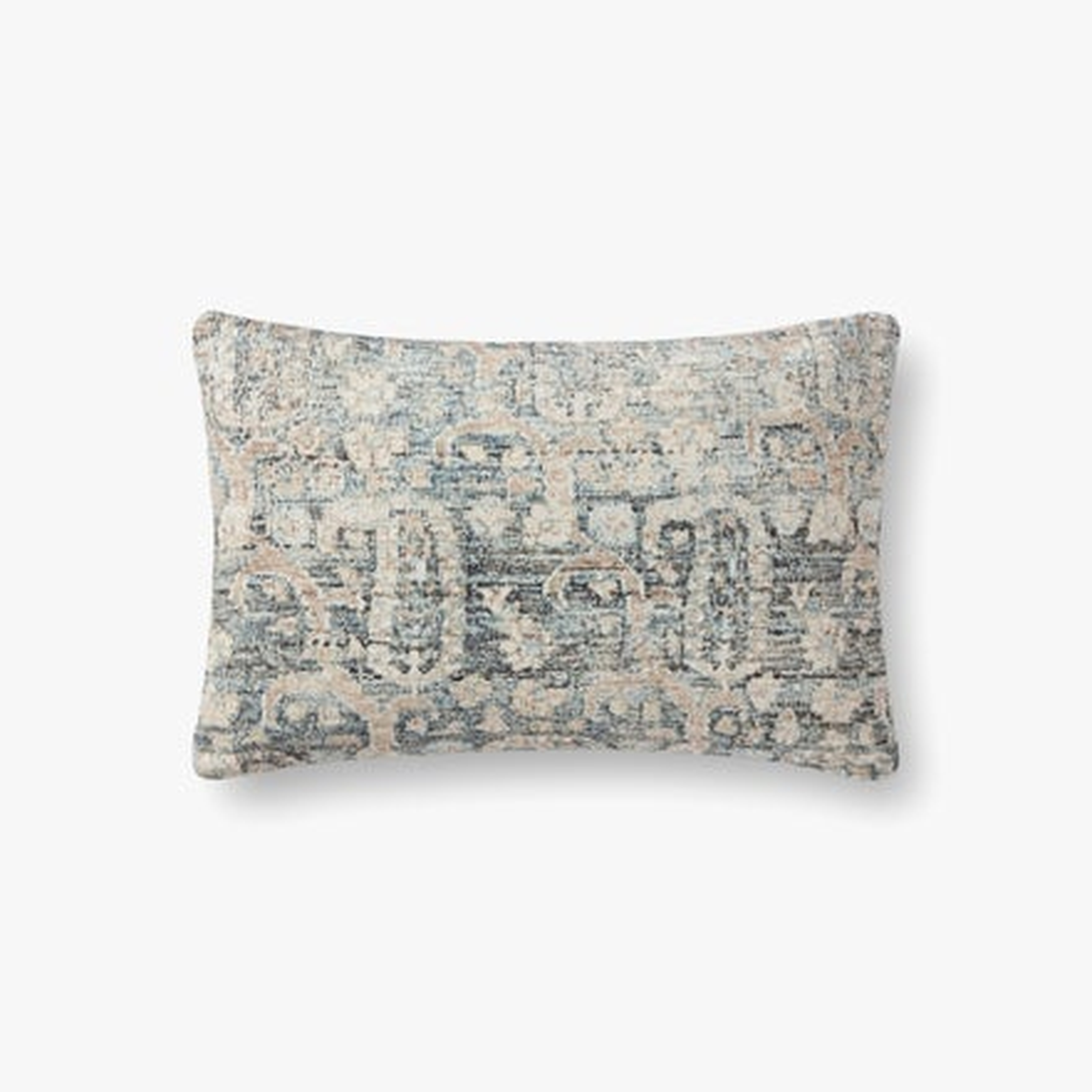 Amber Lewis x Loloi Pillows Ocean / Clay 13" x 21" Cover w/Poly - Loloi Rugs