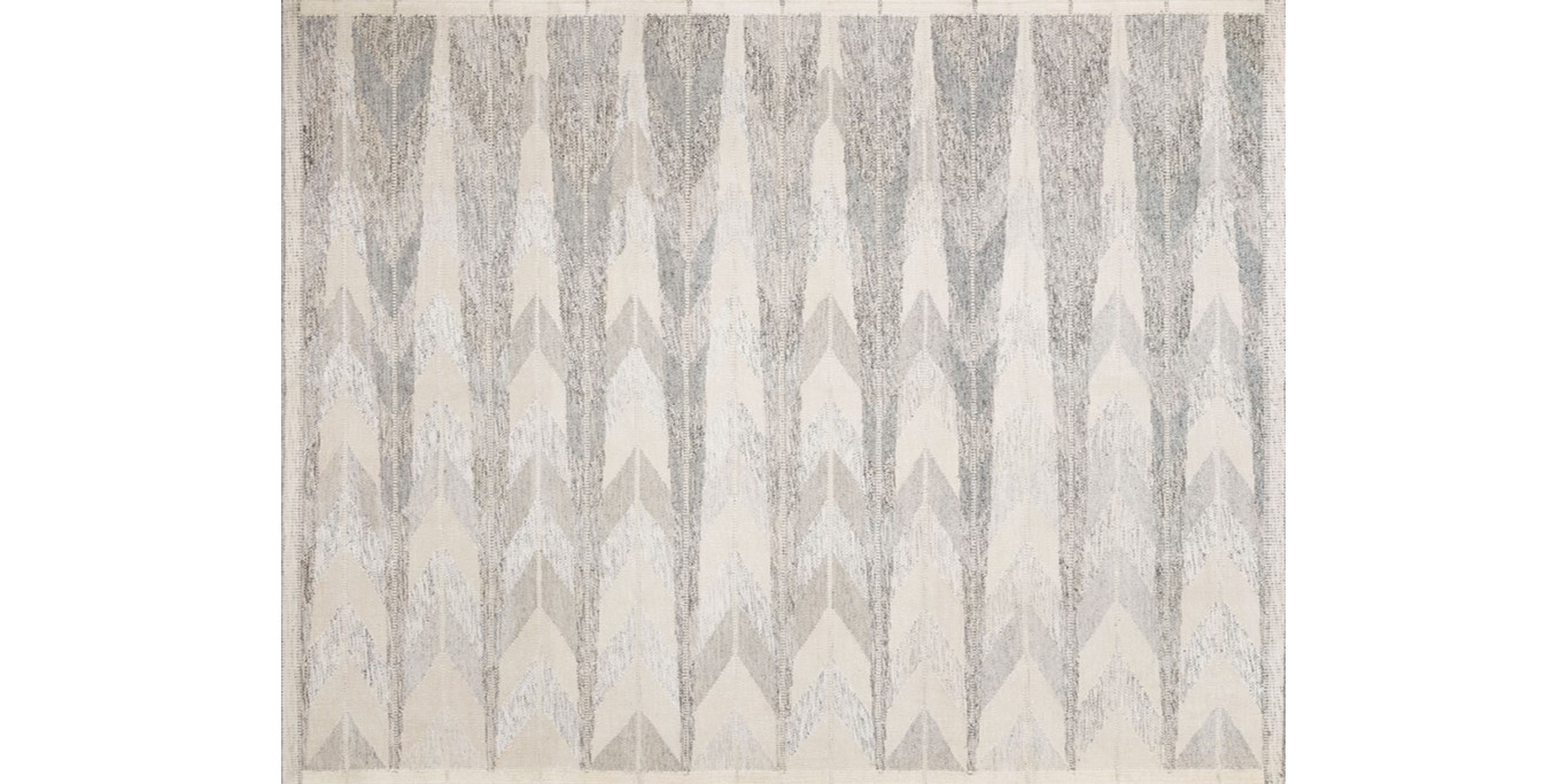 Evelina Collection EVE-02 PEWTER / SILVER - Loloi Rugs