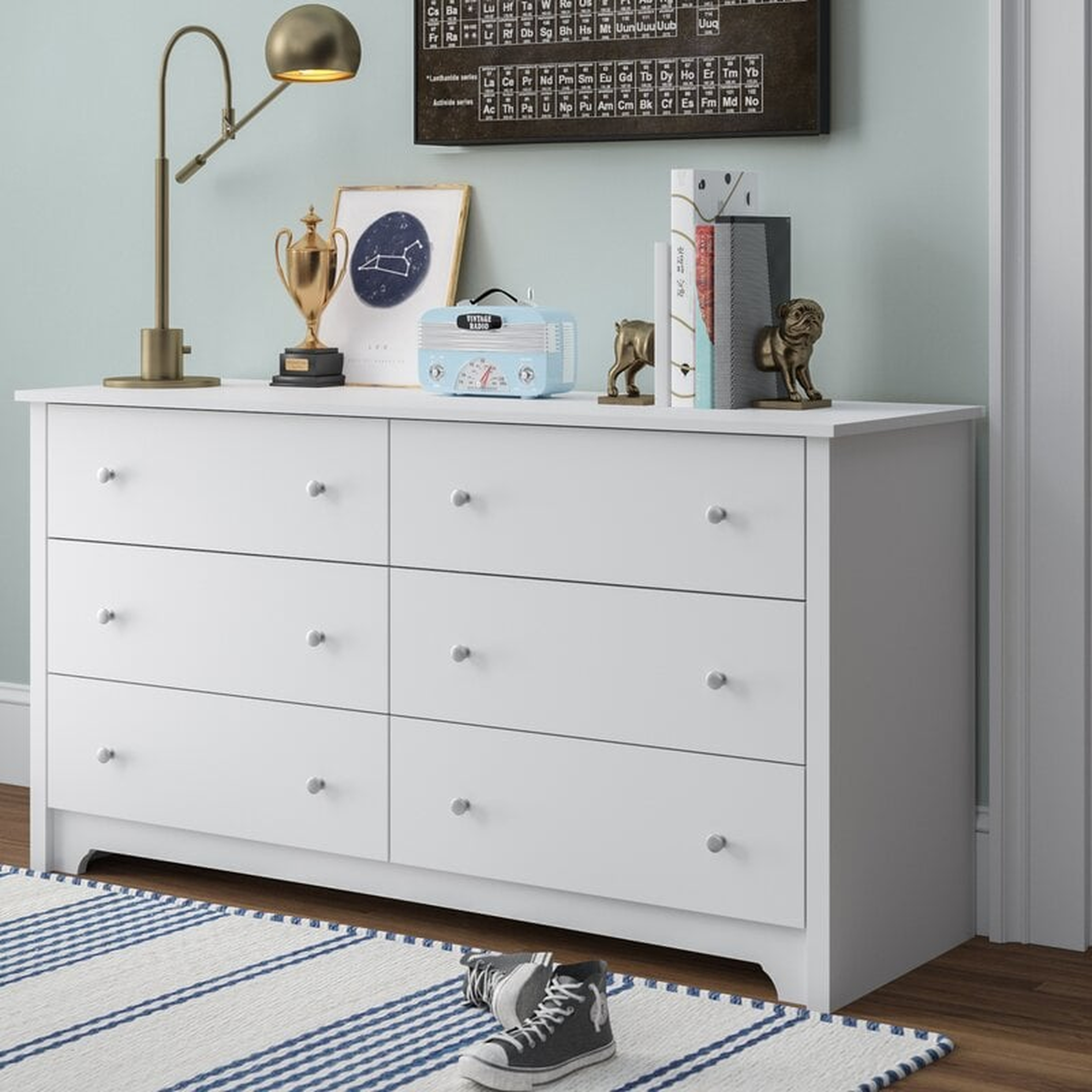Olympia 6 Drawer Double Dresser - Wayfair