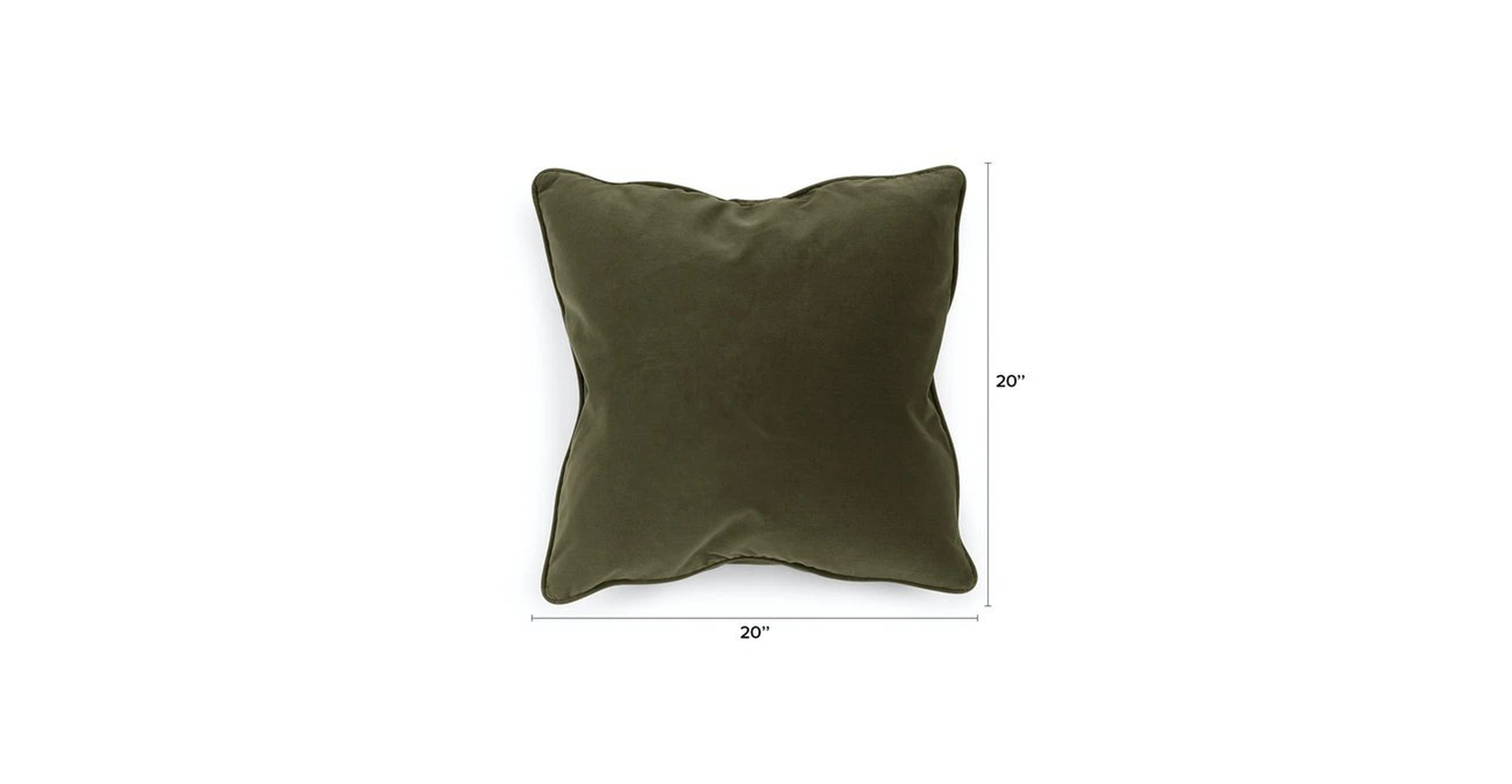 Lucca Juniper Green Pillow Set - Article
