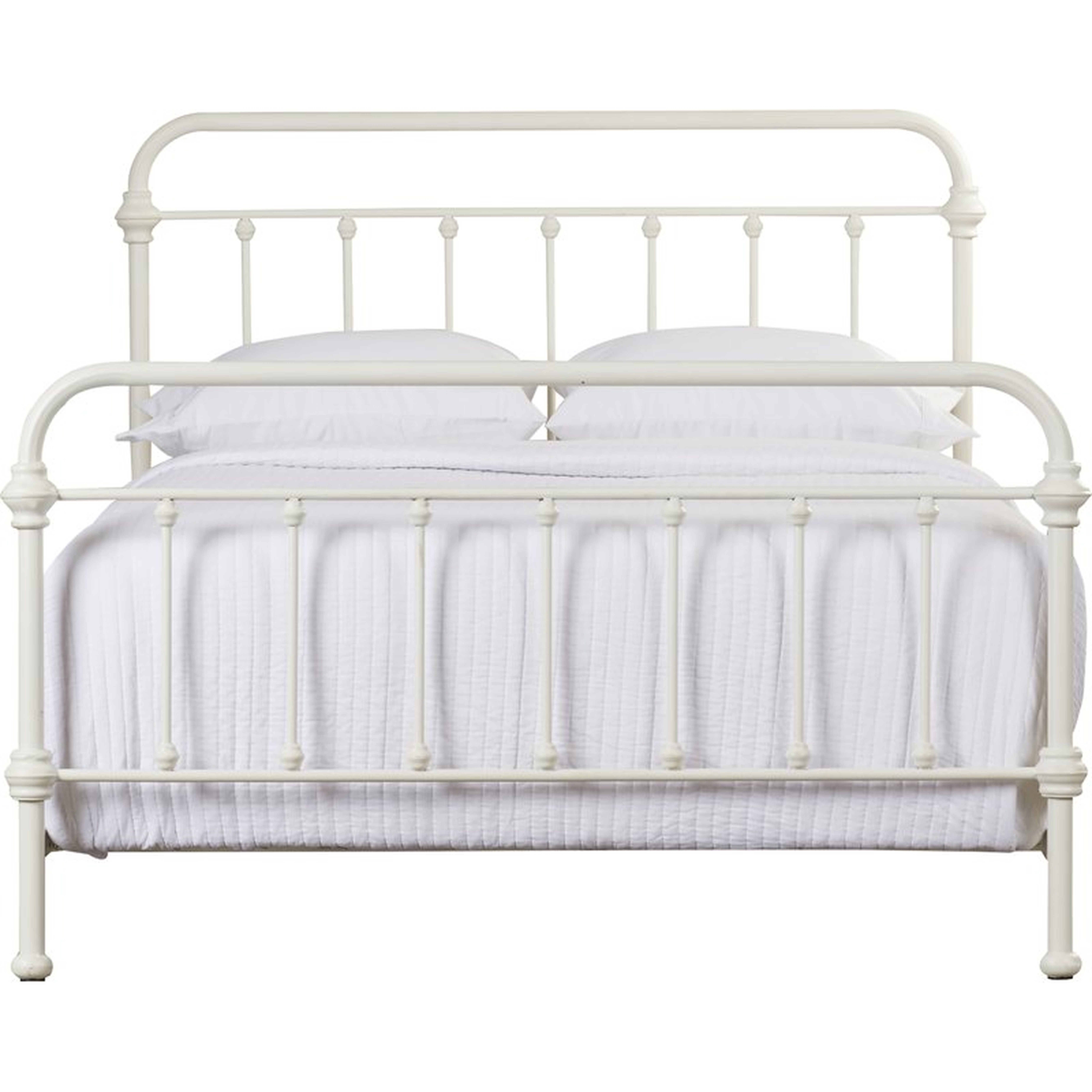 Cavaillon Panel Bed-OffWhite-King - Wayfair