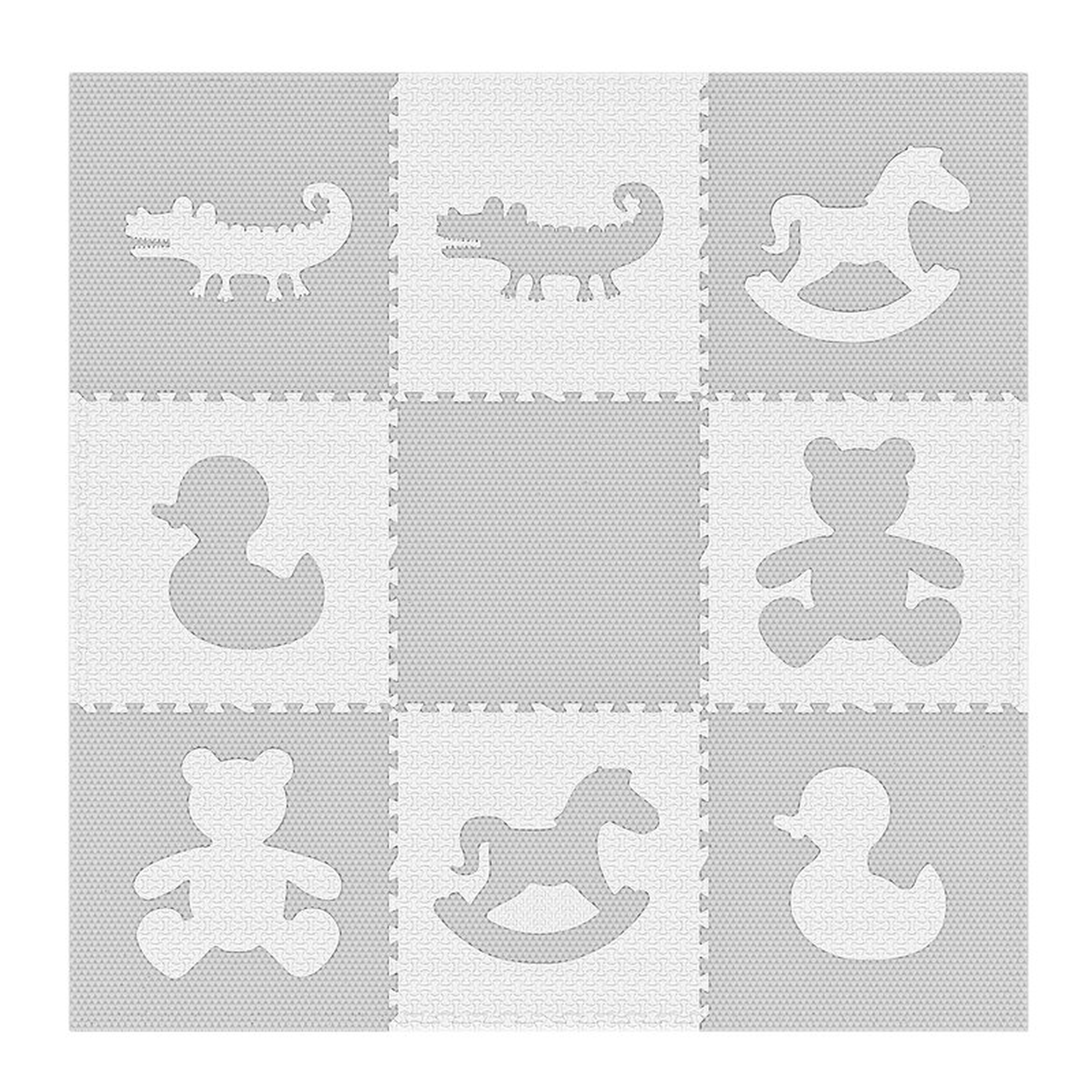 Puzzle Exercise Baby Interlocking Foam Playmat - Wayfair