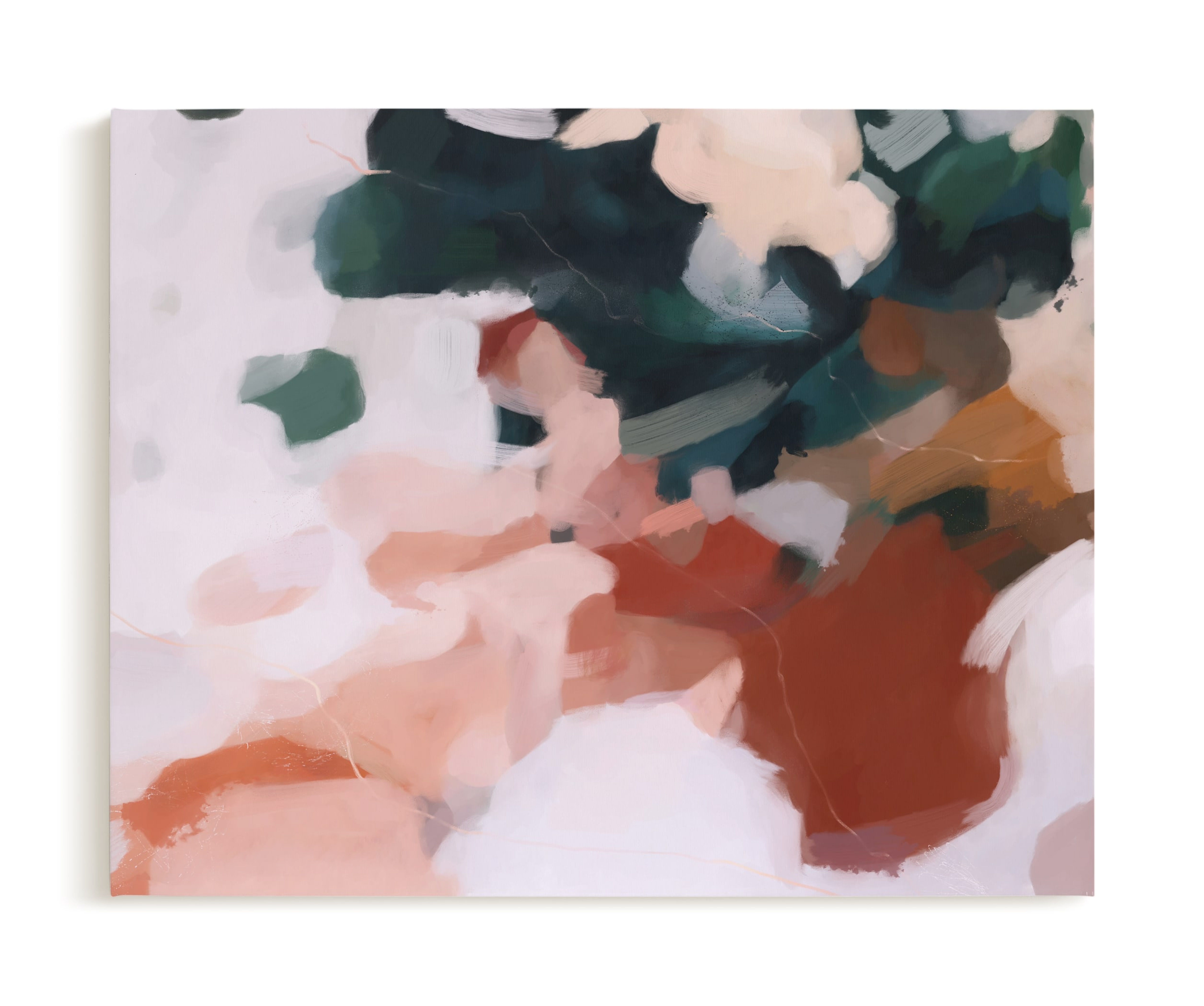 Otonio Wall Art Print Burnt Umber, Canvas, No Frame, 30x40 - Minted