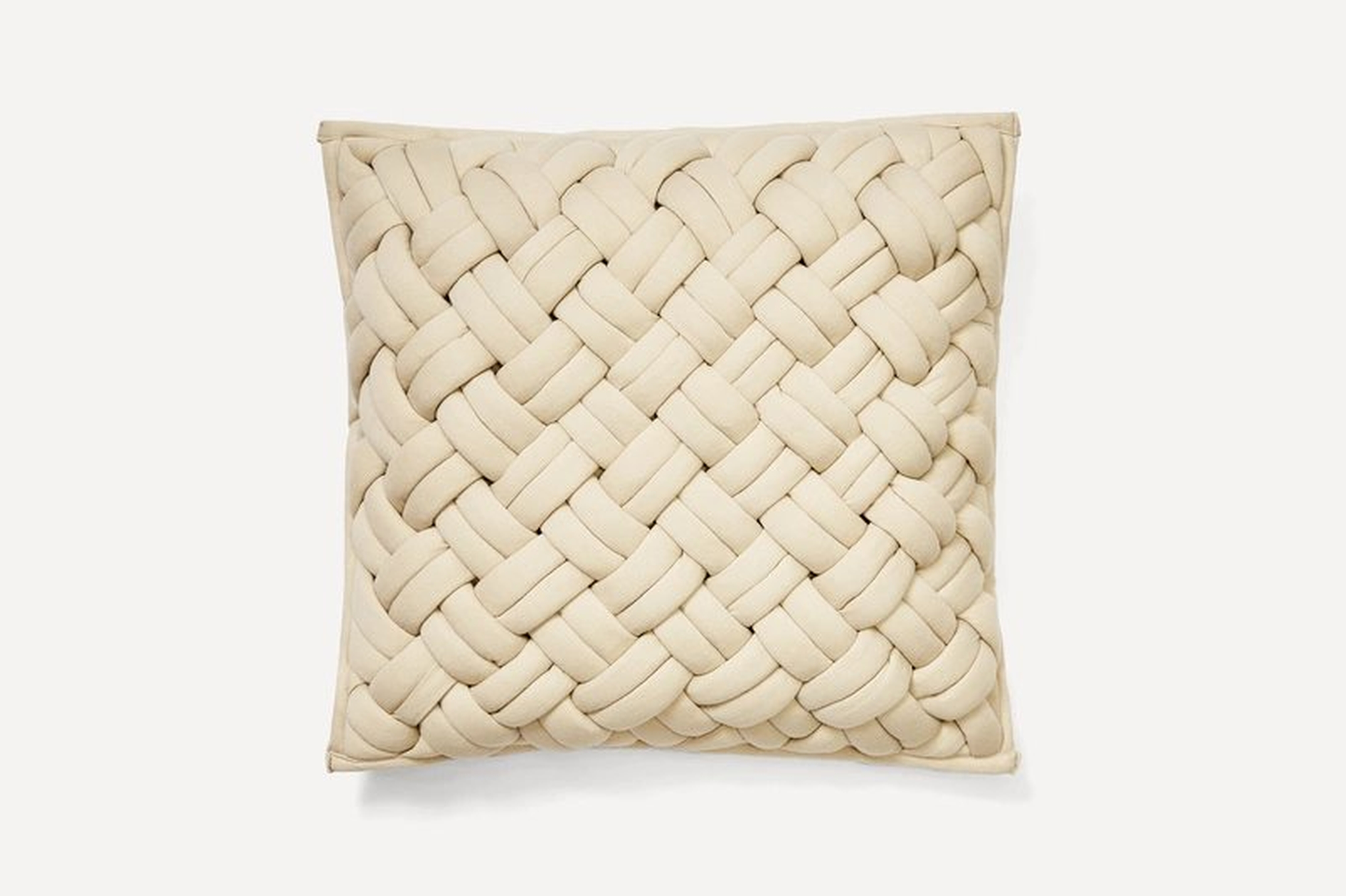 Ivory Jersey Pillow Cover with Pillow Insert - Burrow