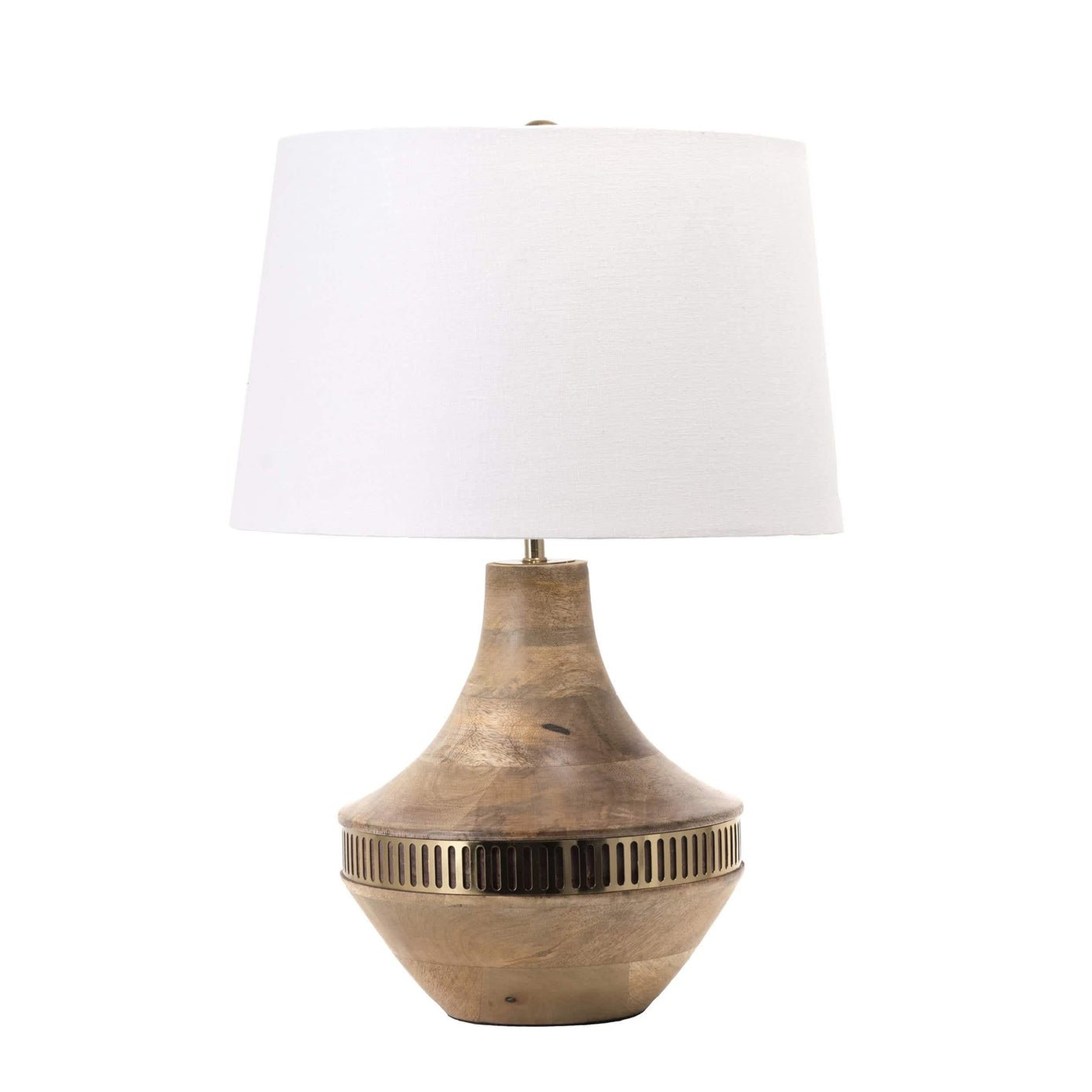 Riga 20" Wood Table Lamp - nuloom