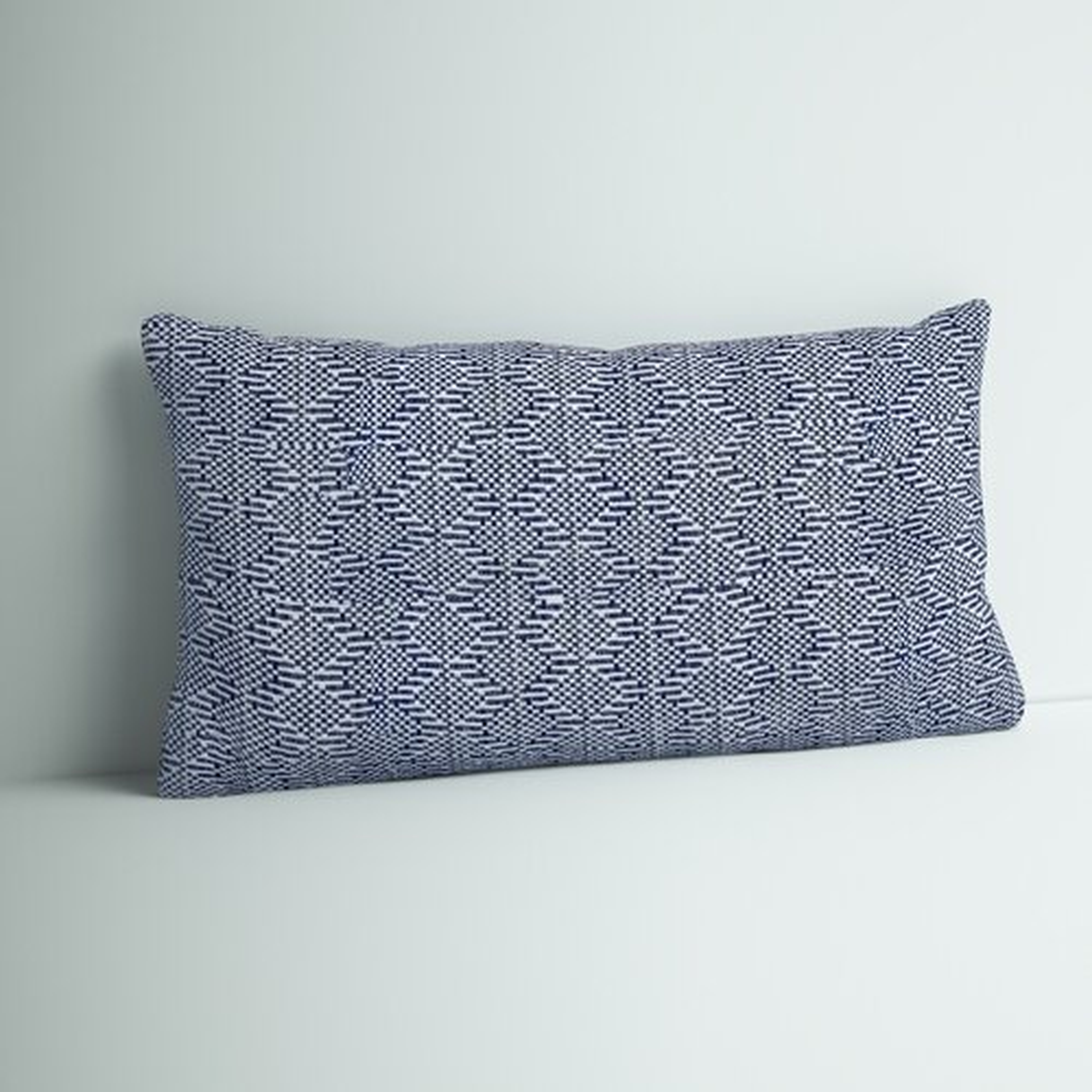 Liveva Cotton Geometric Lumbar Pillow - Wayfair