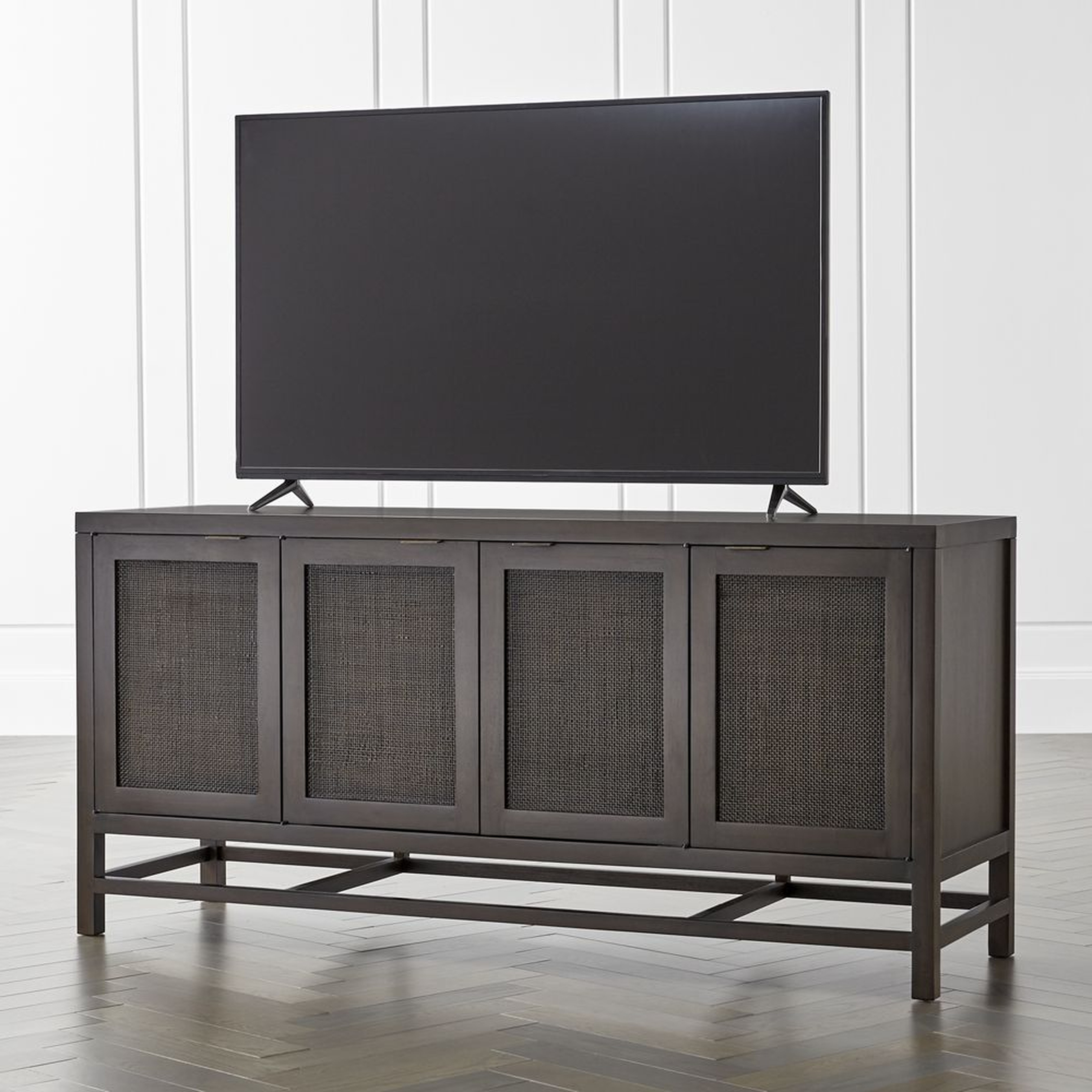 Blake Carbon 68" Media Console - Crate and Barrel