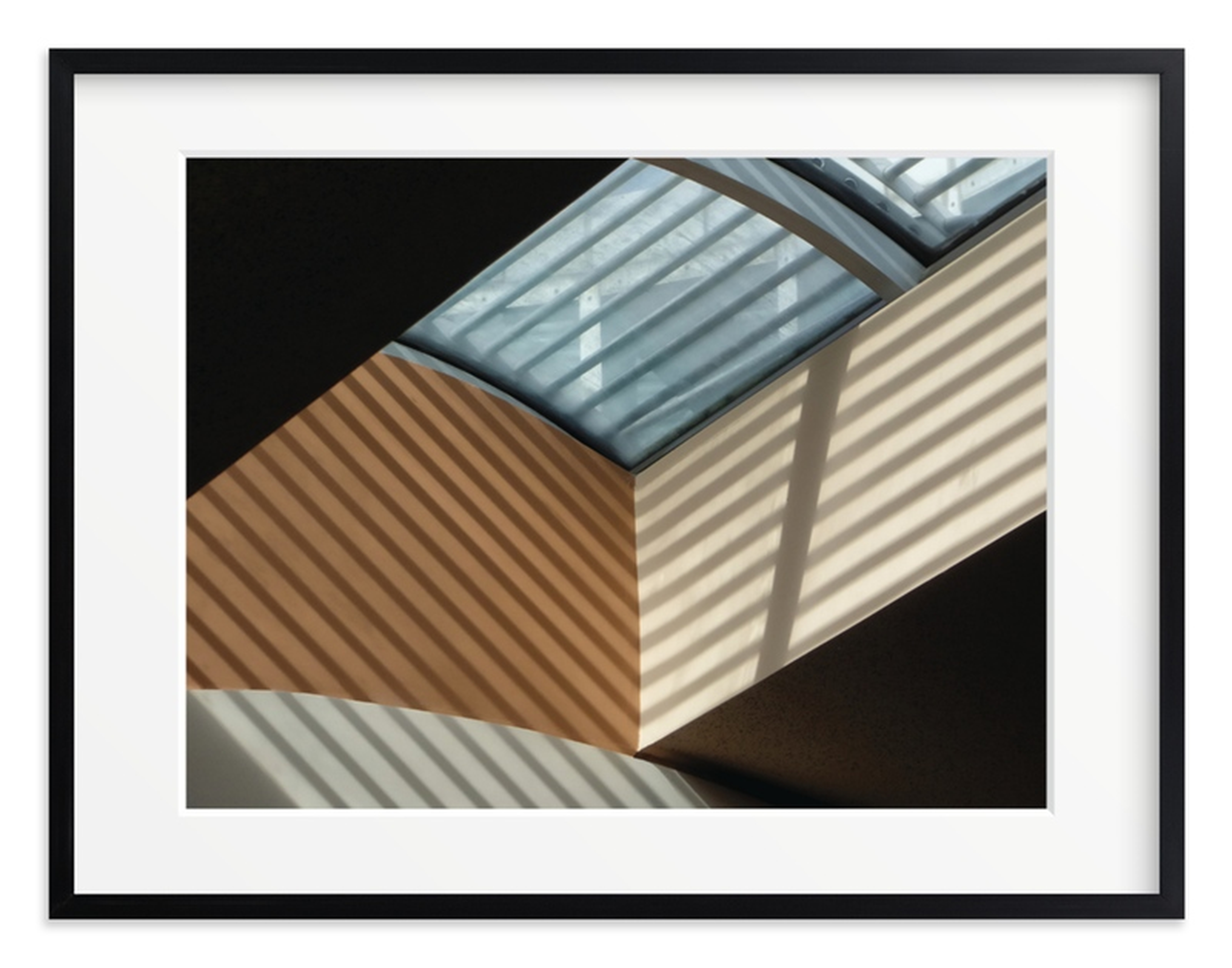 Skylight Shadows 54"x40" Framed Print - Minted