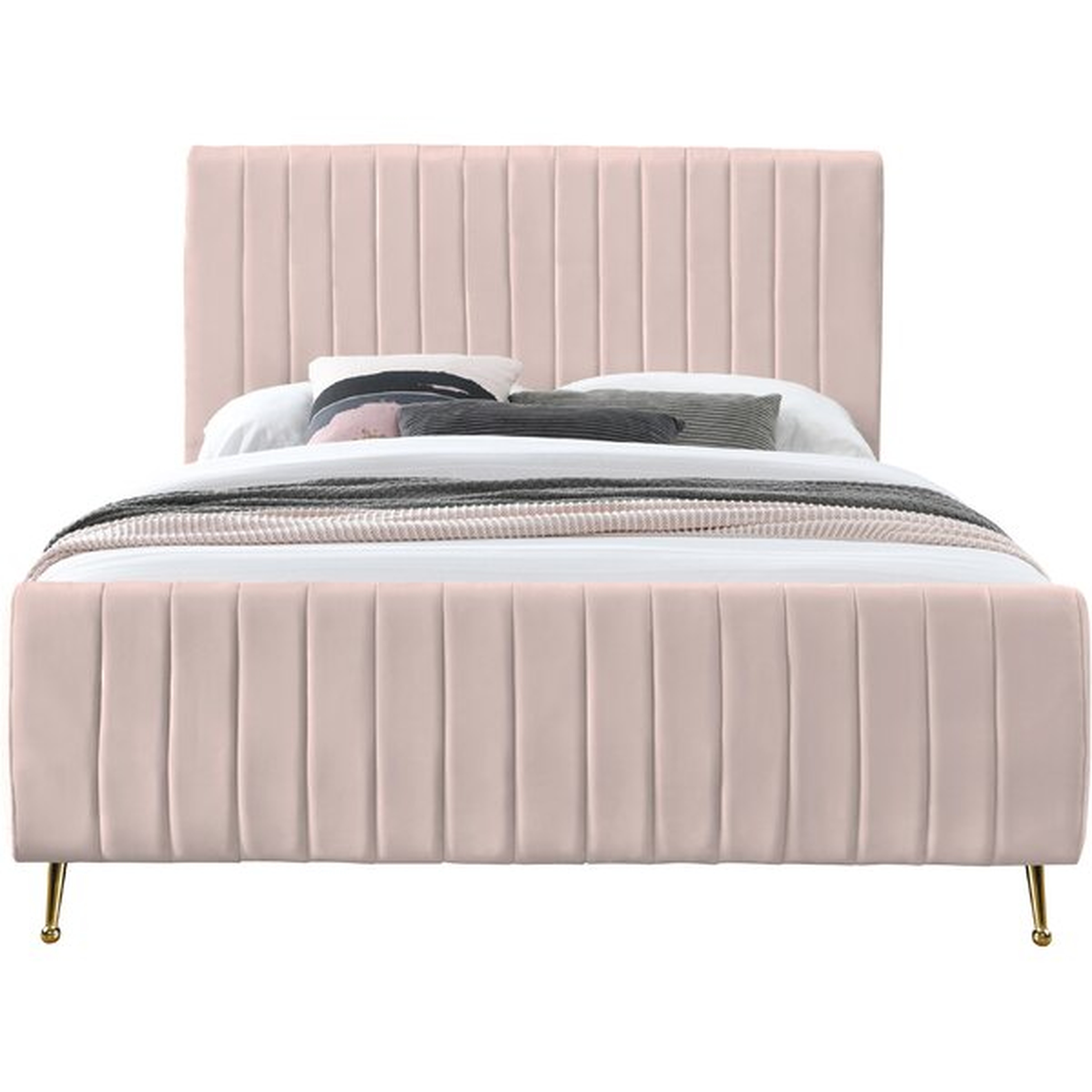 Summersville Tufted Upholstered Low Profile Platform Bed - Wayfair