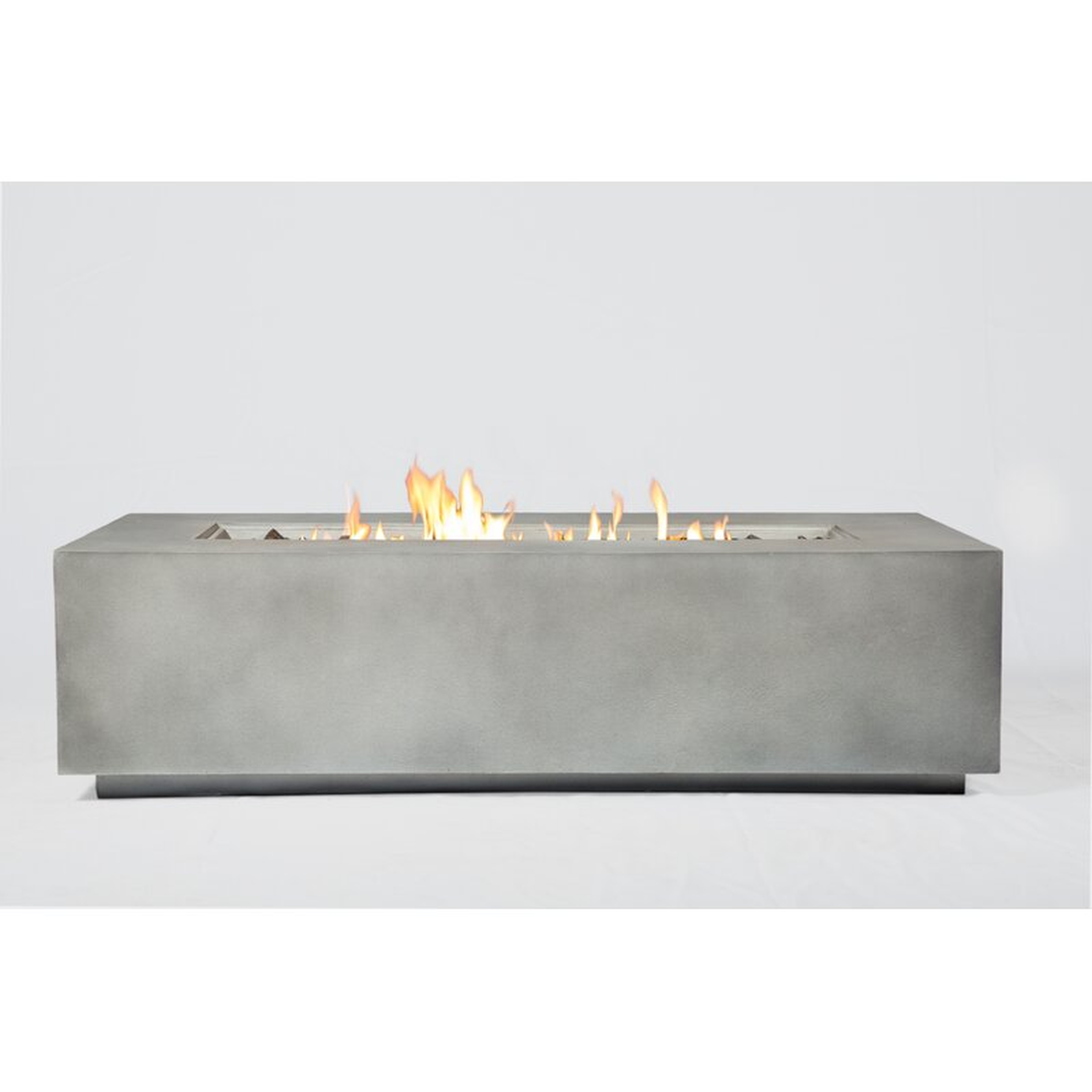 Latitude Fiber Reinforced Concrete Propane Outdoor Fire Pit Table - Wayfair