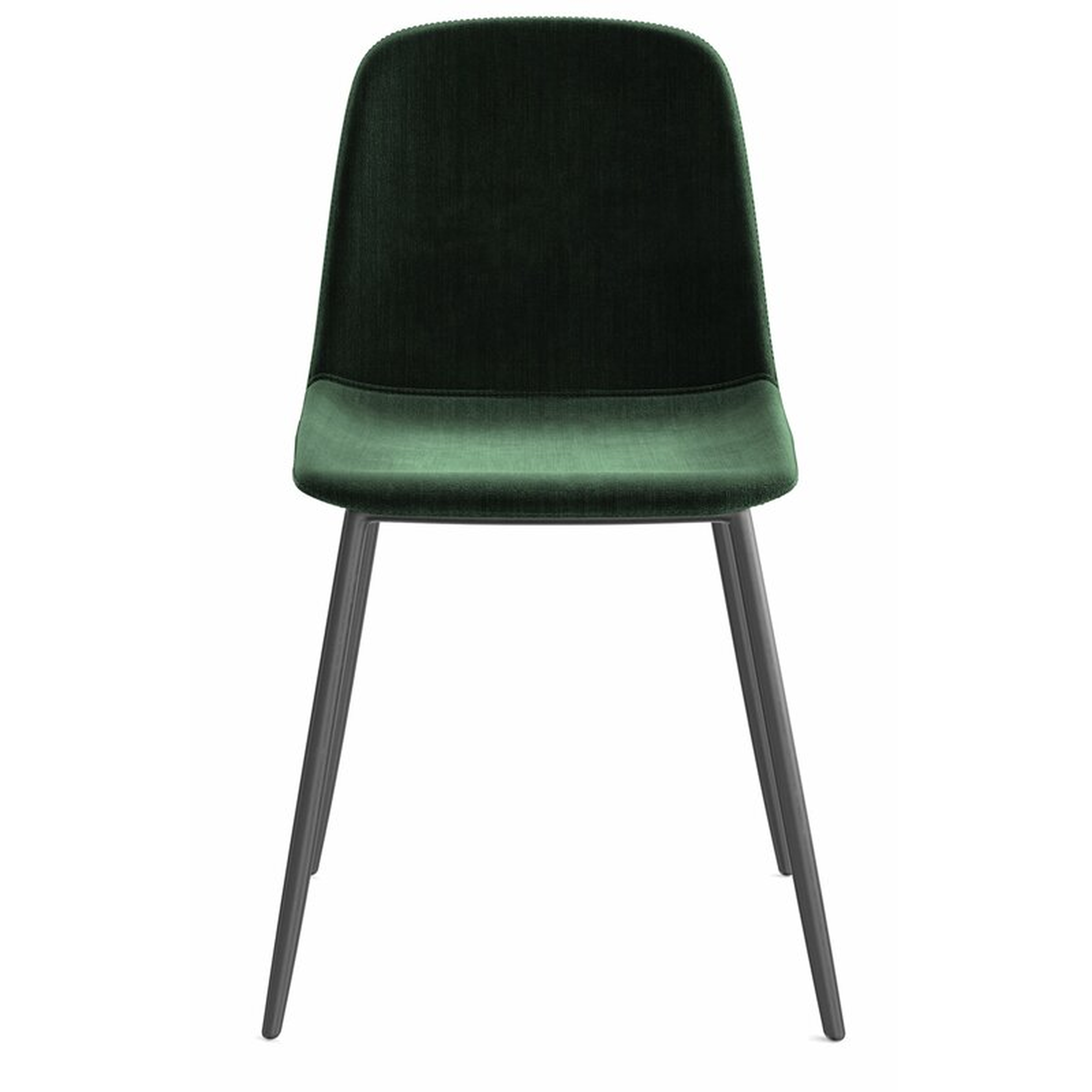 Velvet Upholstered Side Chair (Set of 2) - Wayfair