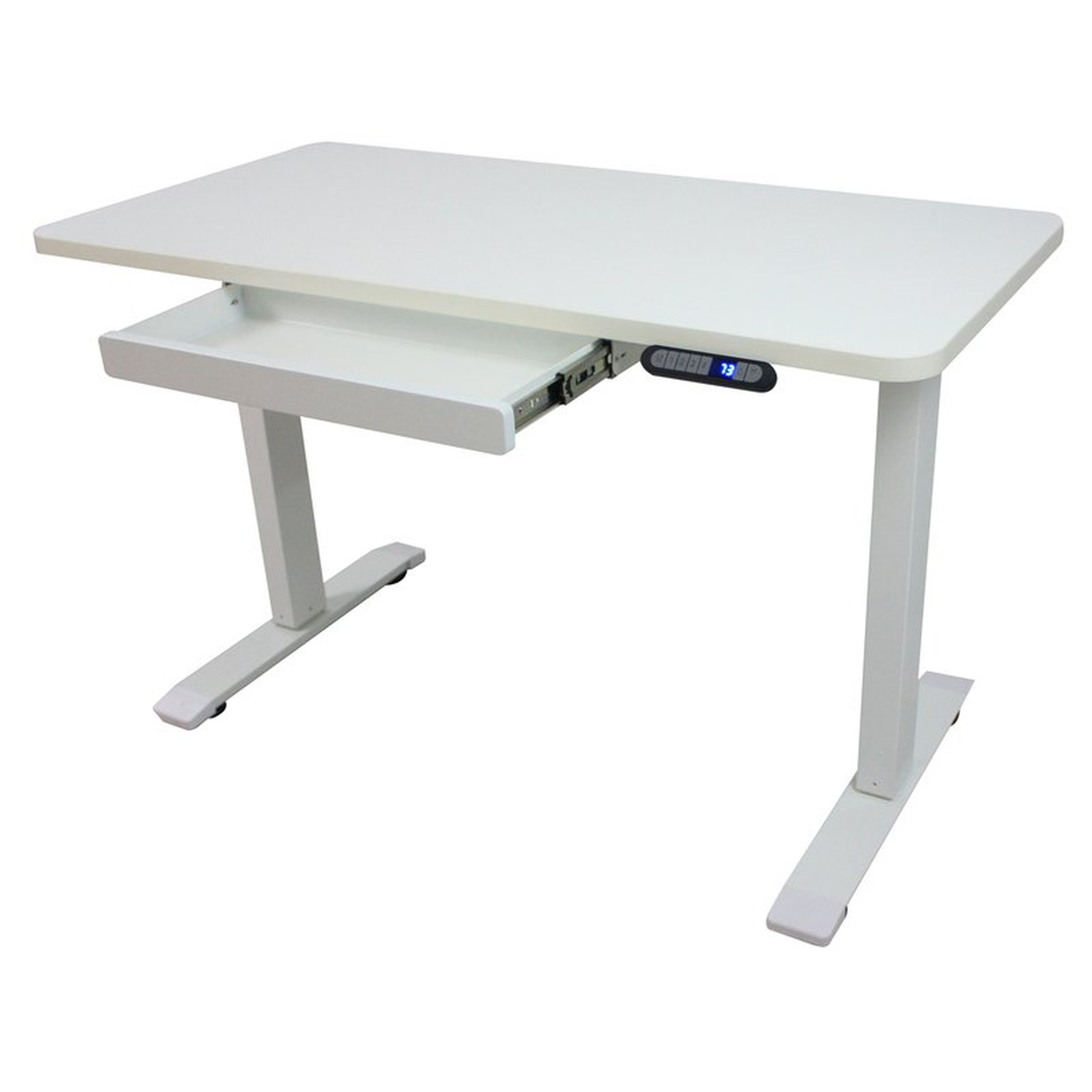 Electric Standing Desk - Snow White - Wayfair