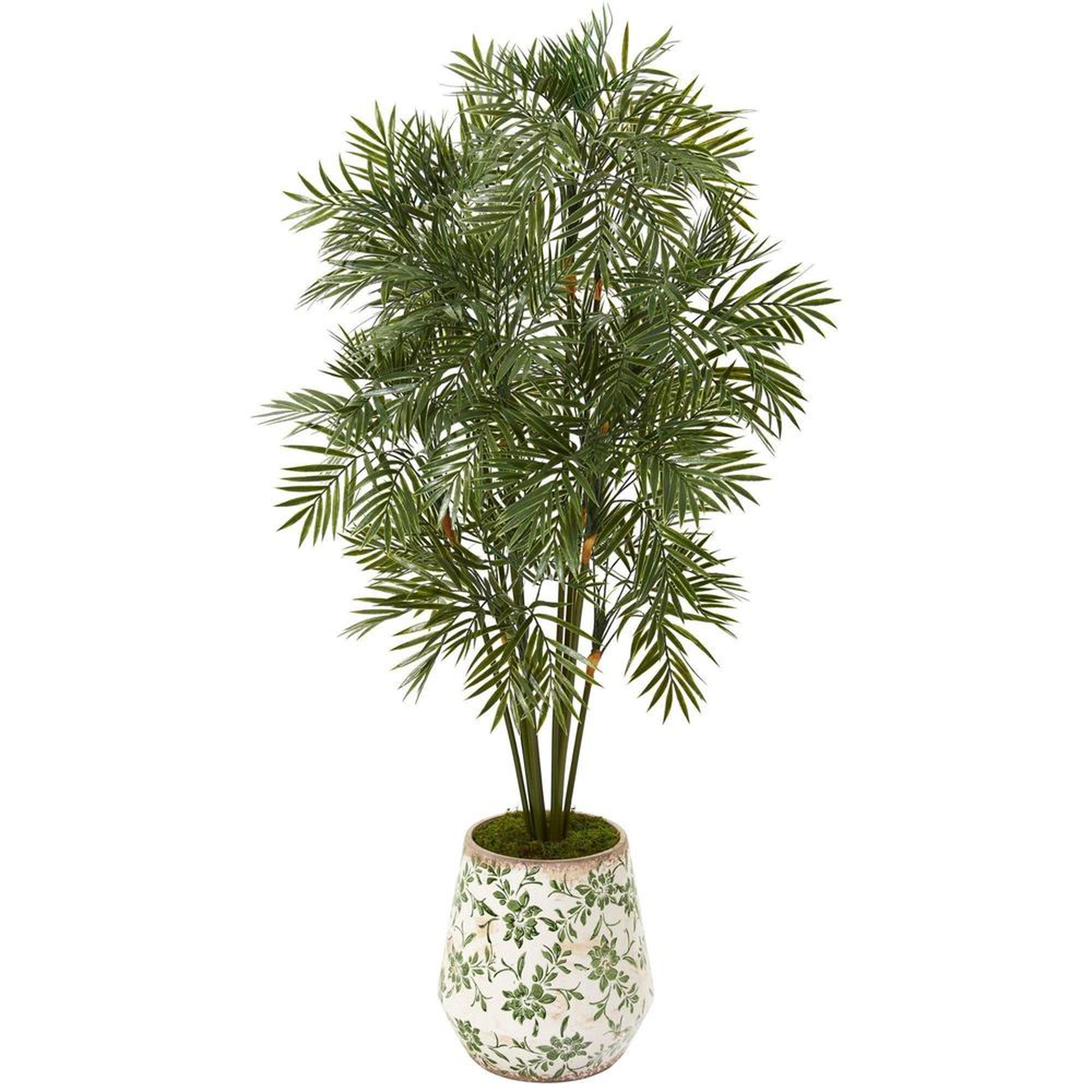 52" Parler Palm Artificial Tree in Planter - Fiddle + Bloom