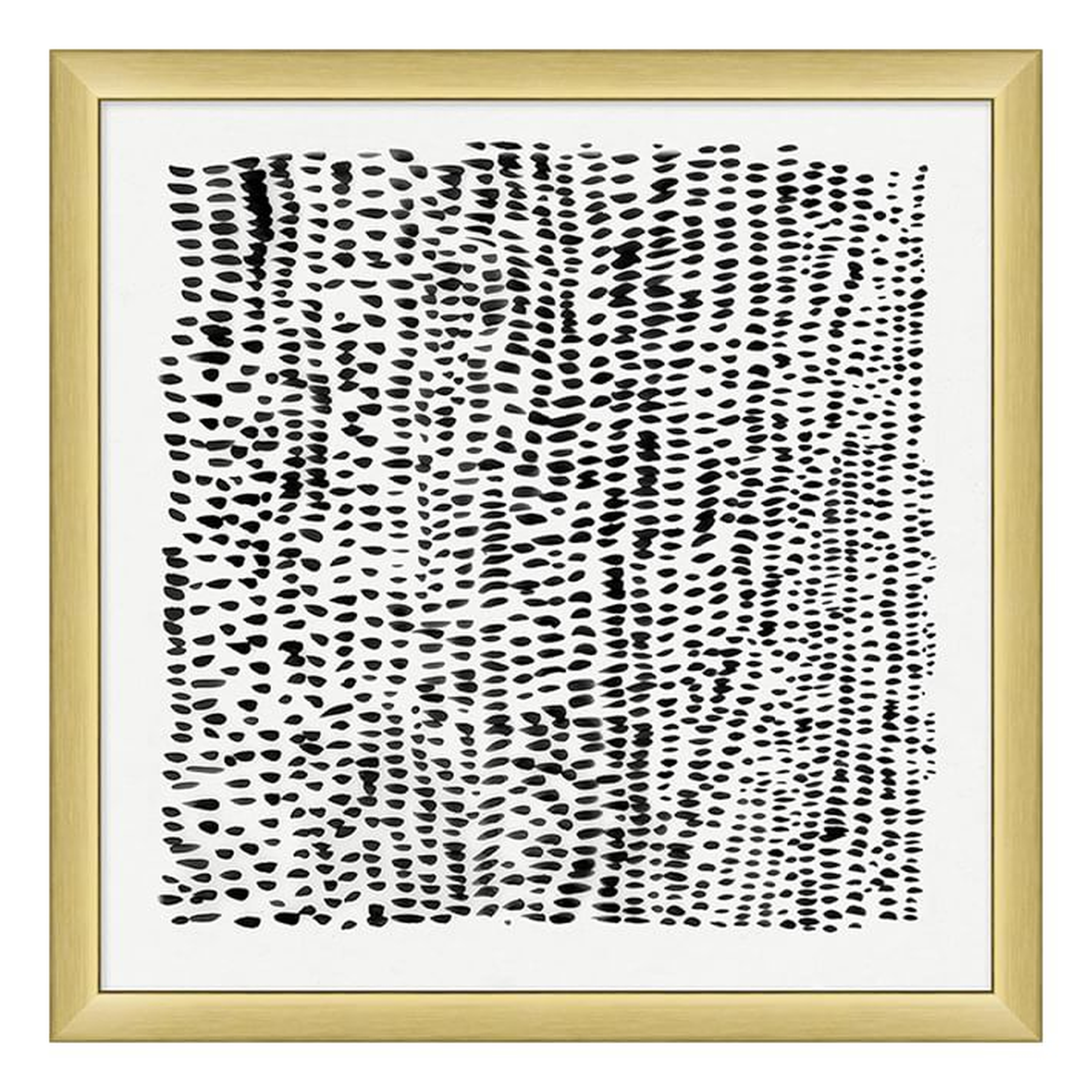 Animal Pattern Framed Art, black/gold frame 24x24 - Pottery Barn Teen