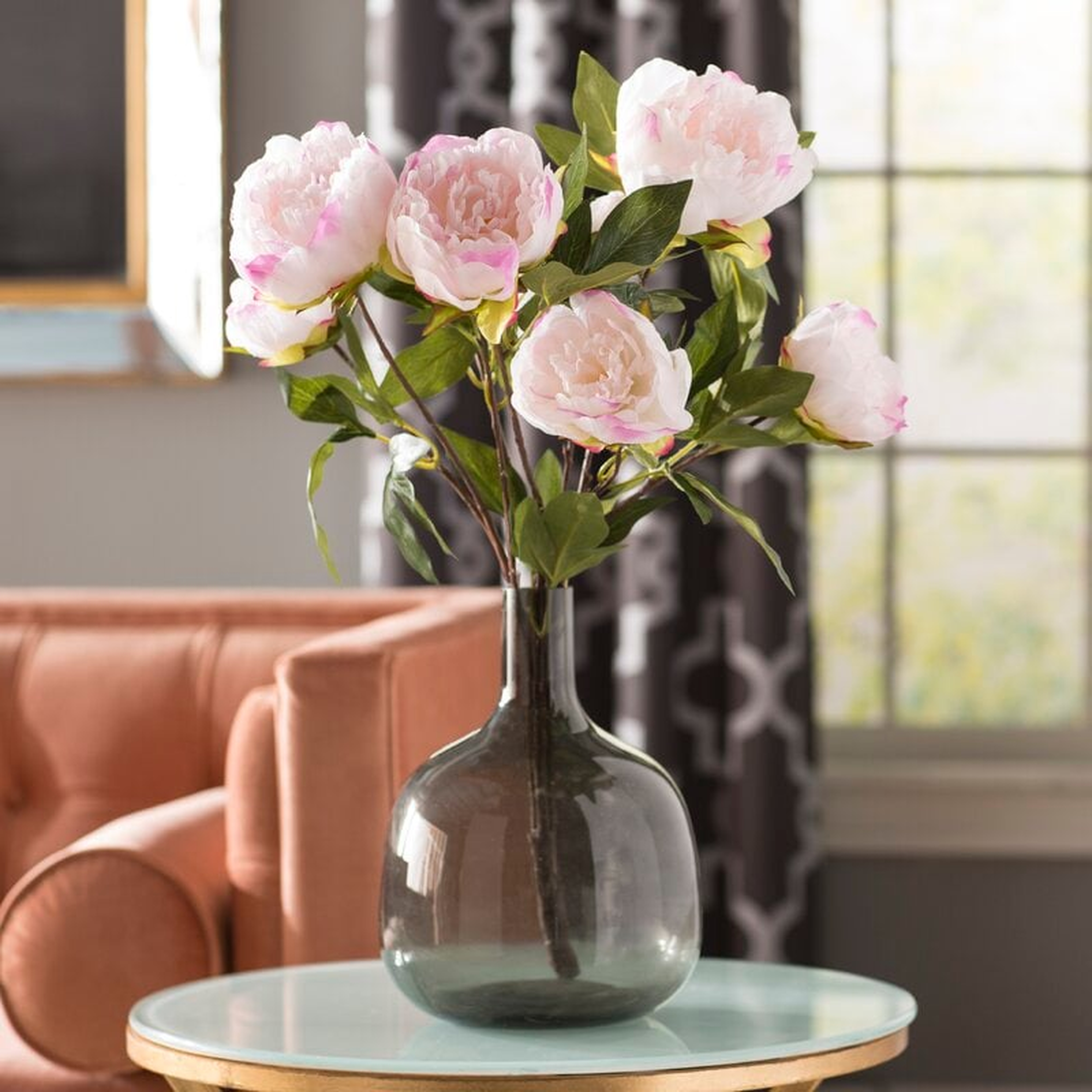 Peony Bush Stem (Set of 6) - Wayfair
