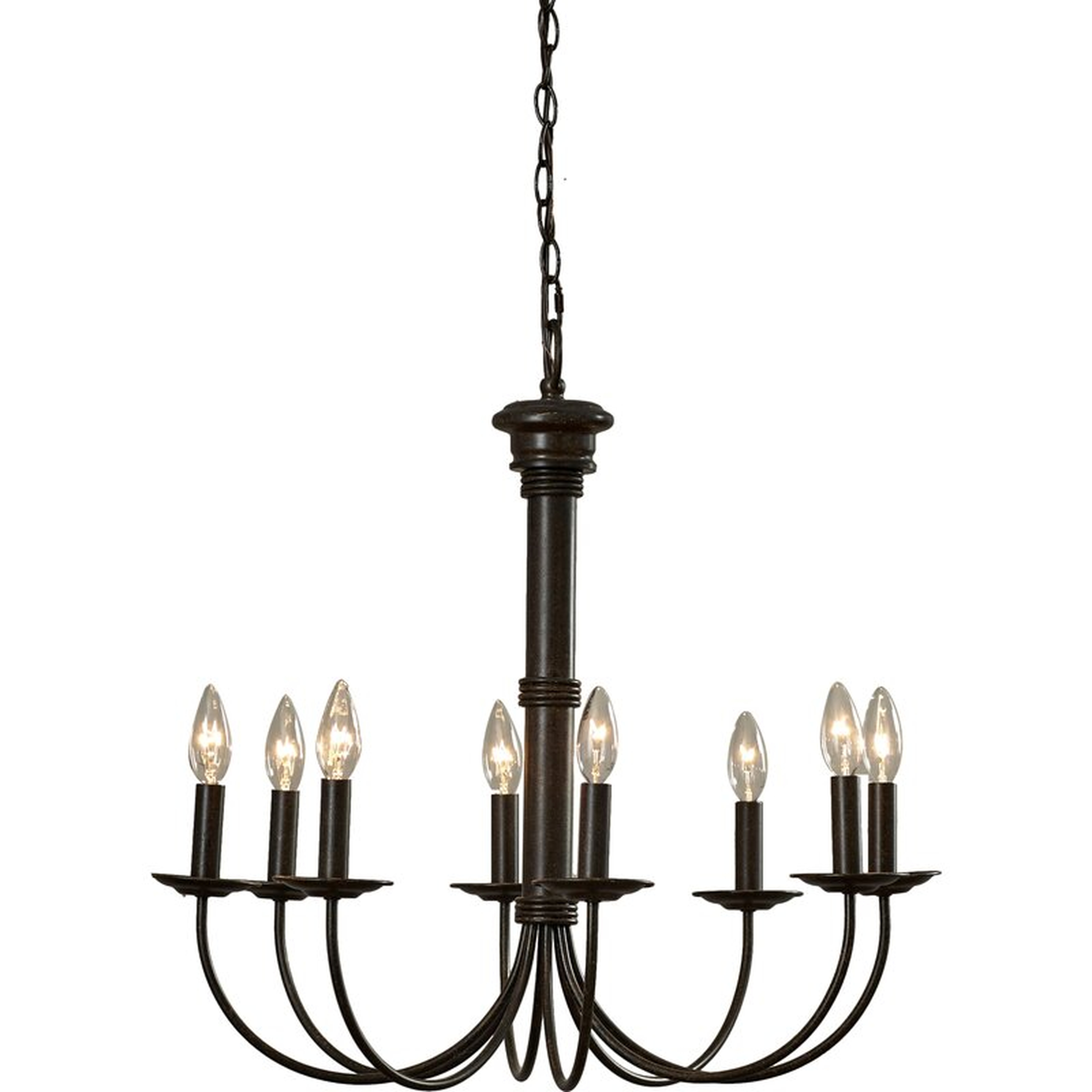 Wisbech 8 - Light Candle Style Classic / Traditional Chandelier - Birch Lane