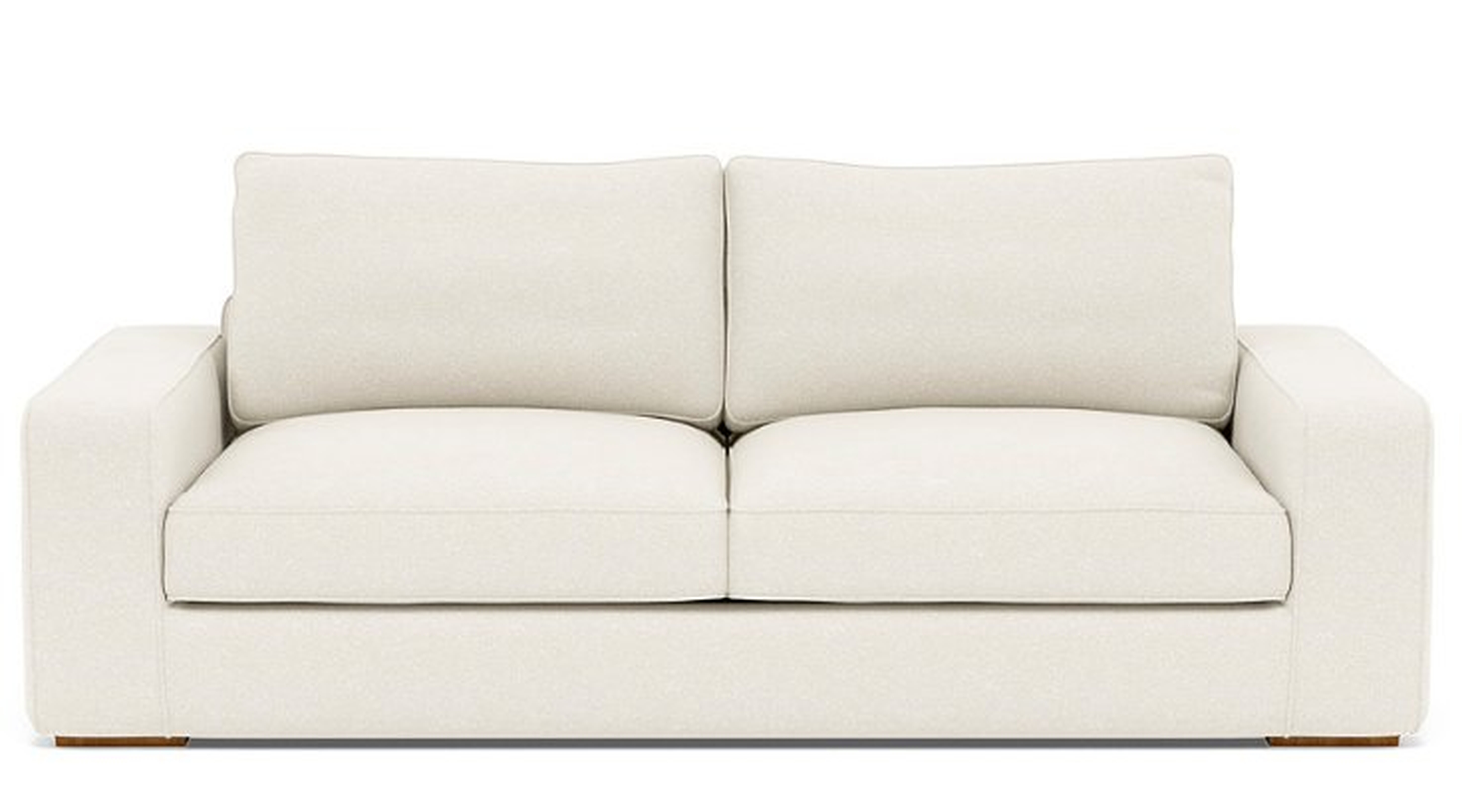 Ainsley Fabric Sofa 93" (Cirrus Fleck, Natural Oak Legs, Standard Cushion Fill) - Interior Define