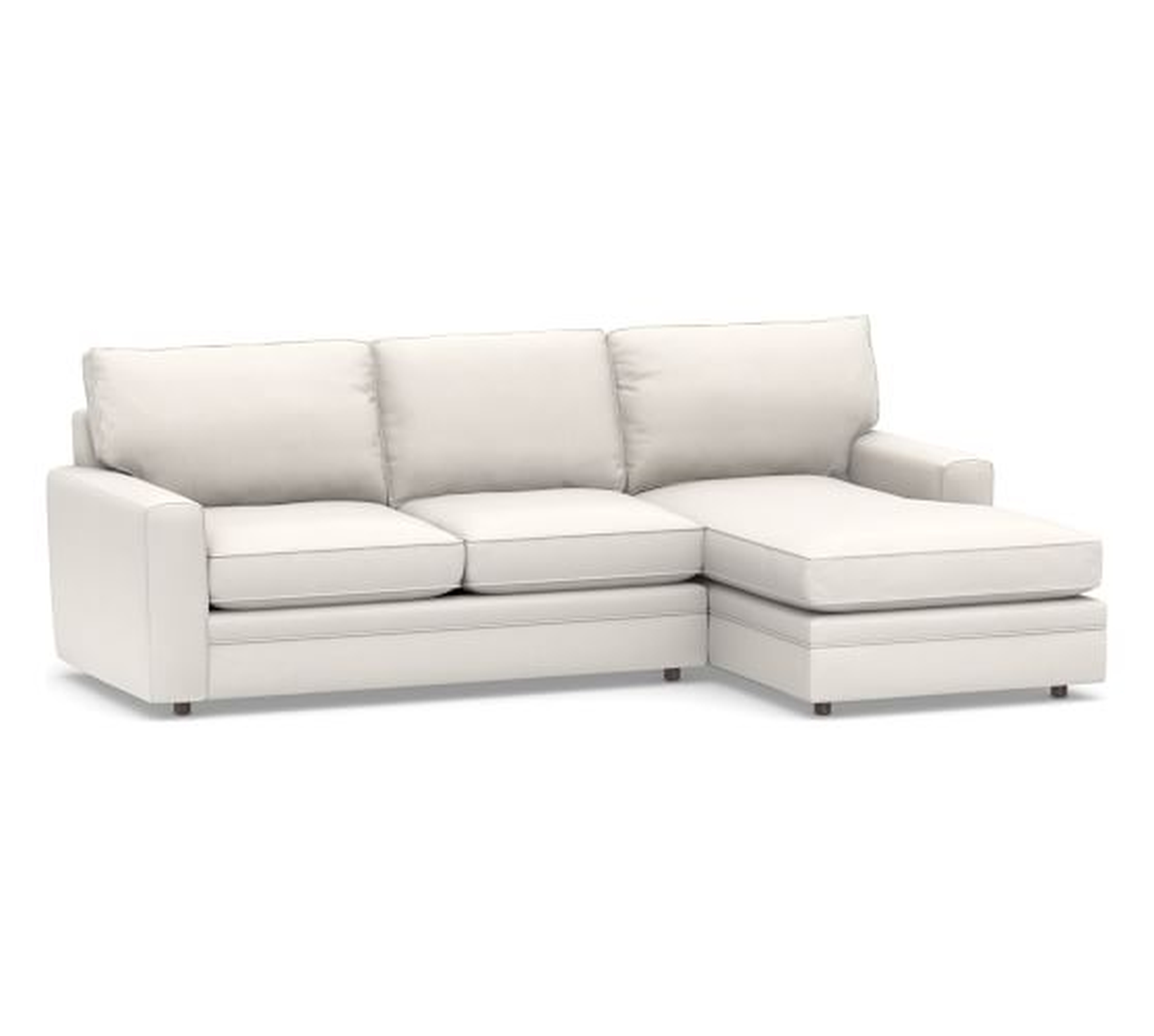 Pearce Square Arm Upholstered Sofa with Chaise Sectional - Pottery Barn