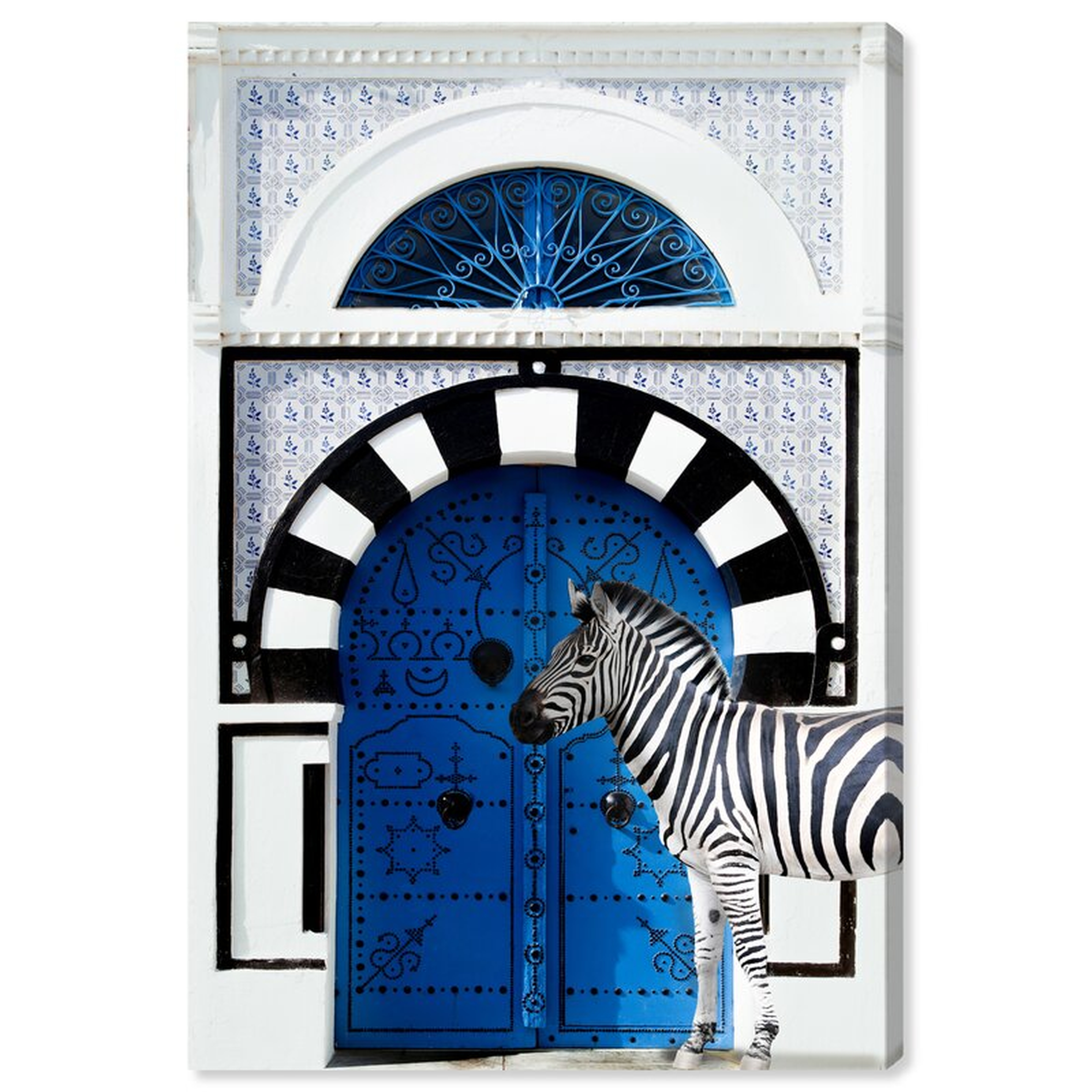 Animals 'Zebra Vibe' Zoo And Wild Animals By Oliver Gal Wall Art Print - Wayfair