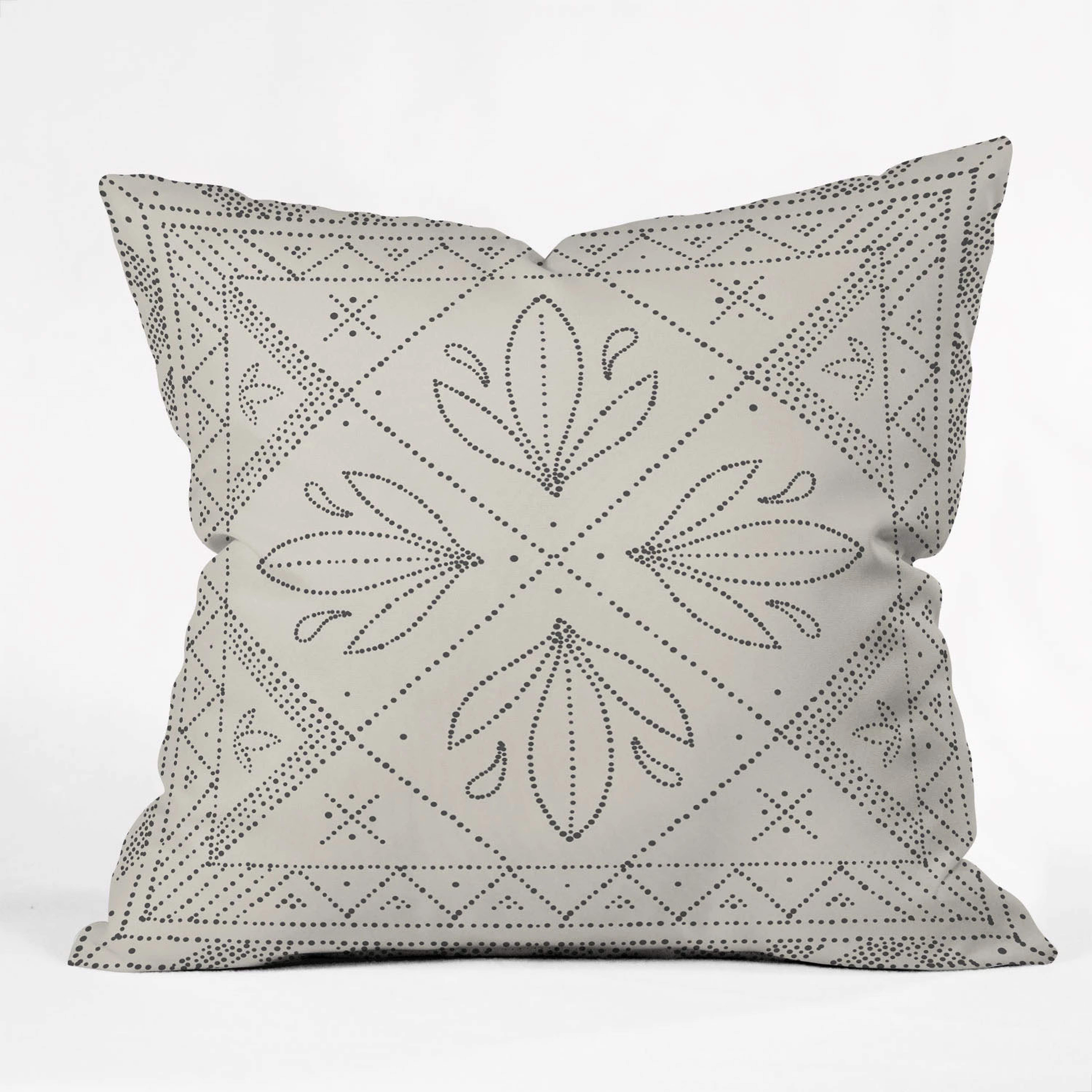 OUTDOOR THROW PILLOW JANELLE CREAM  BY IVETA ABOLINA - Wander Print Co.