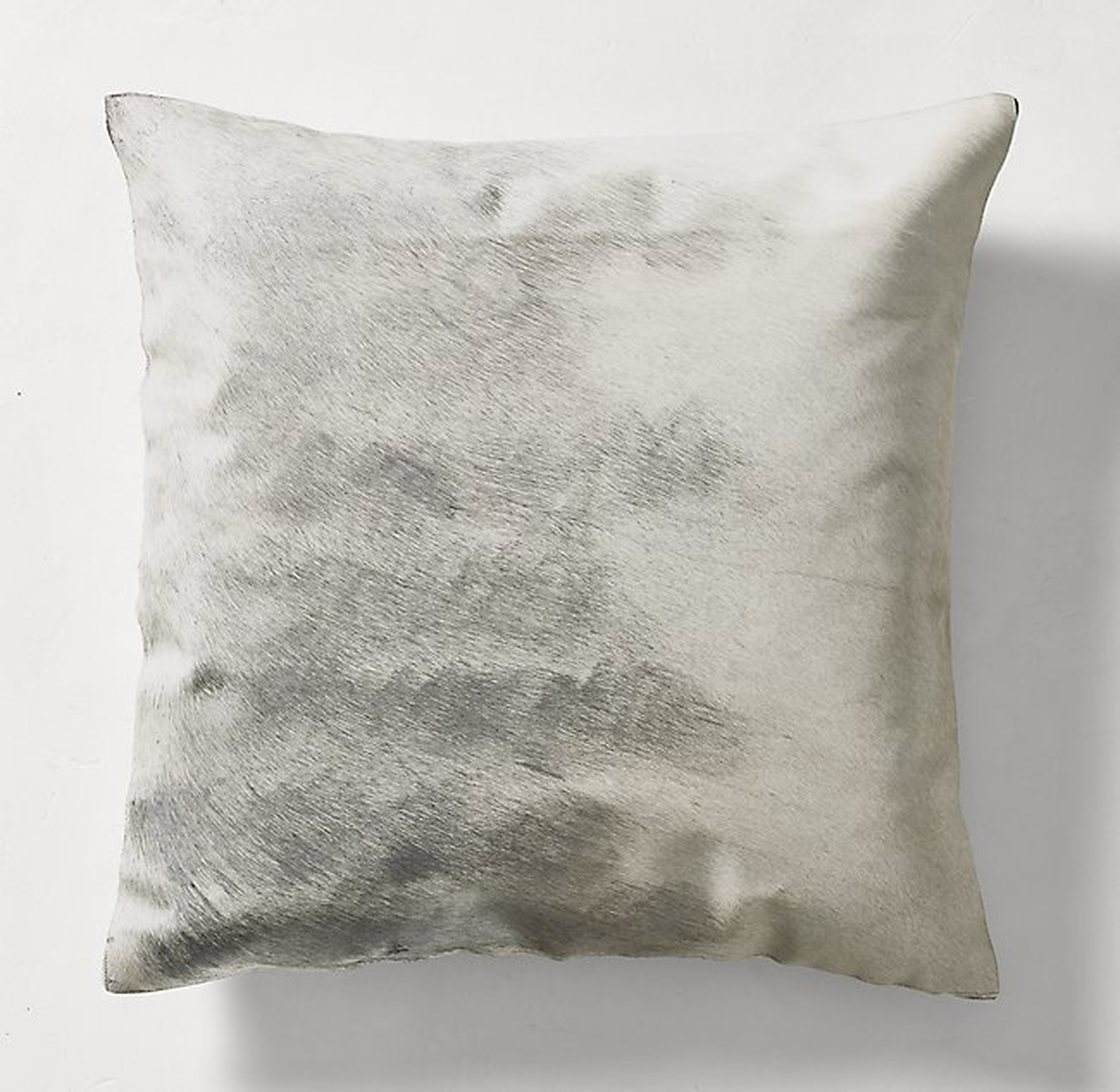 HAND-PAINTED METALLIC HIDE PILLOW COVER - SQUARE - RH