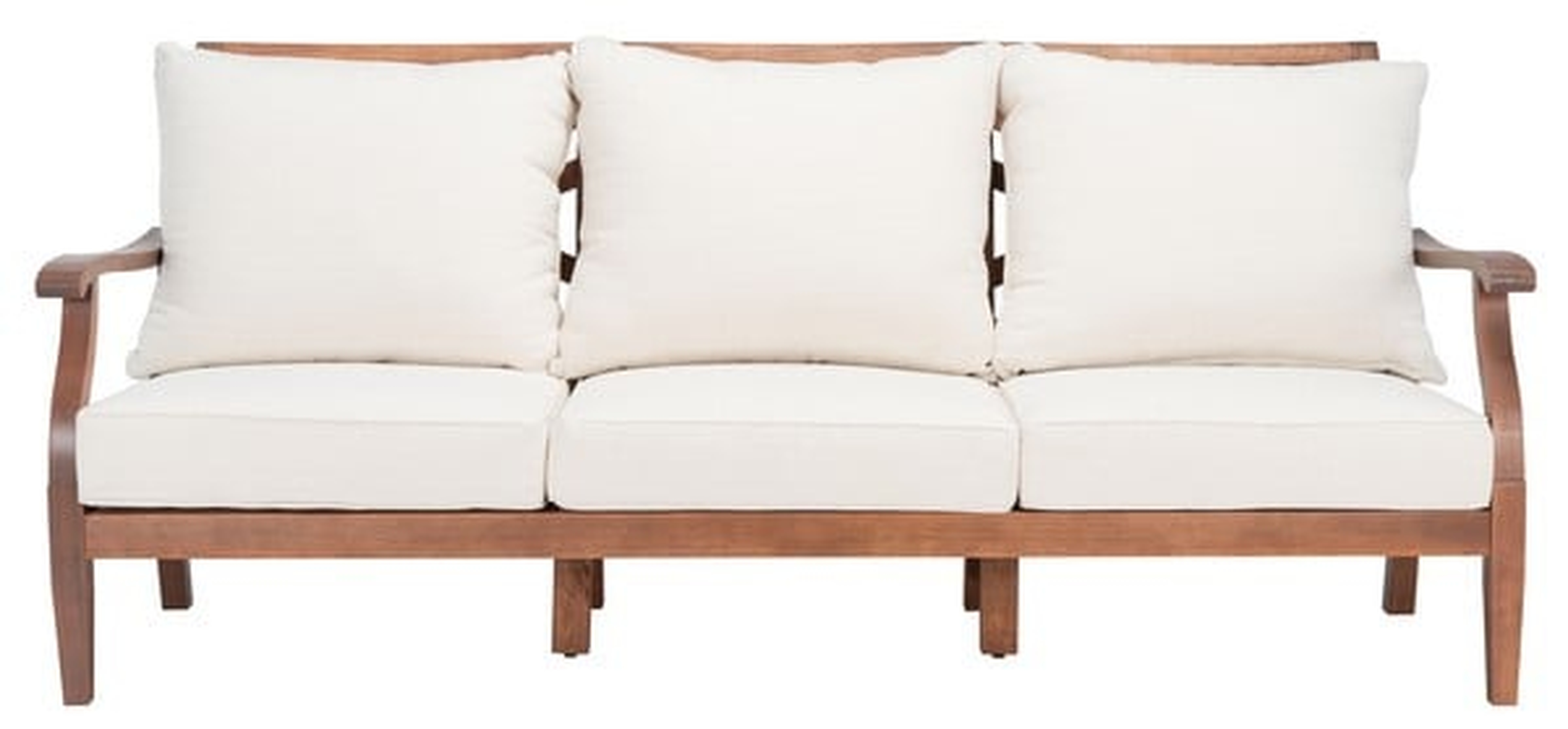 Payden Outdoor 3 Seat Sofa - Natural/Beige - Safavieh - Arlo Home