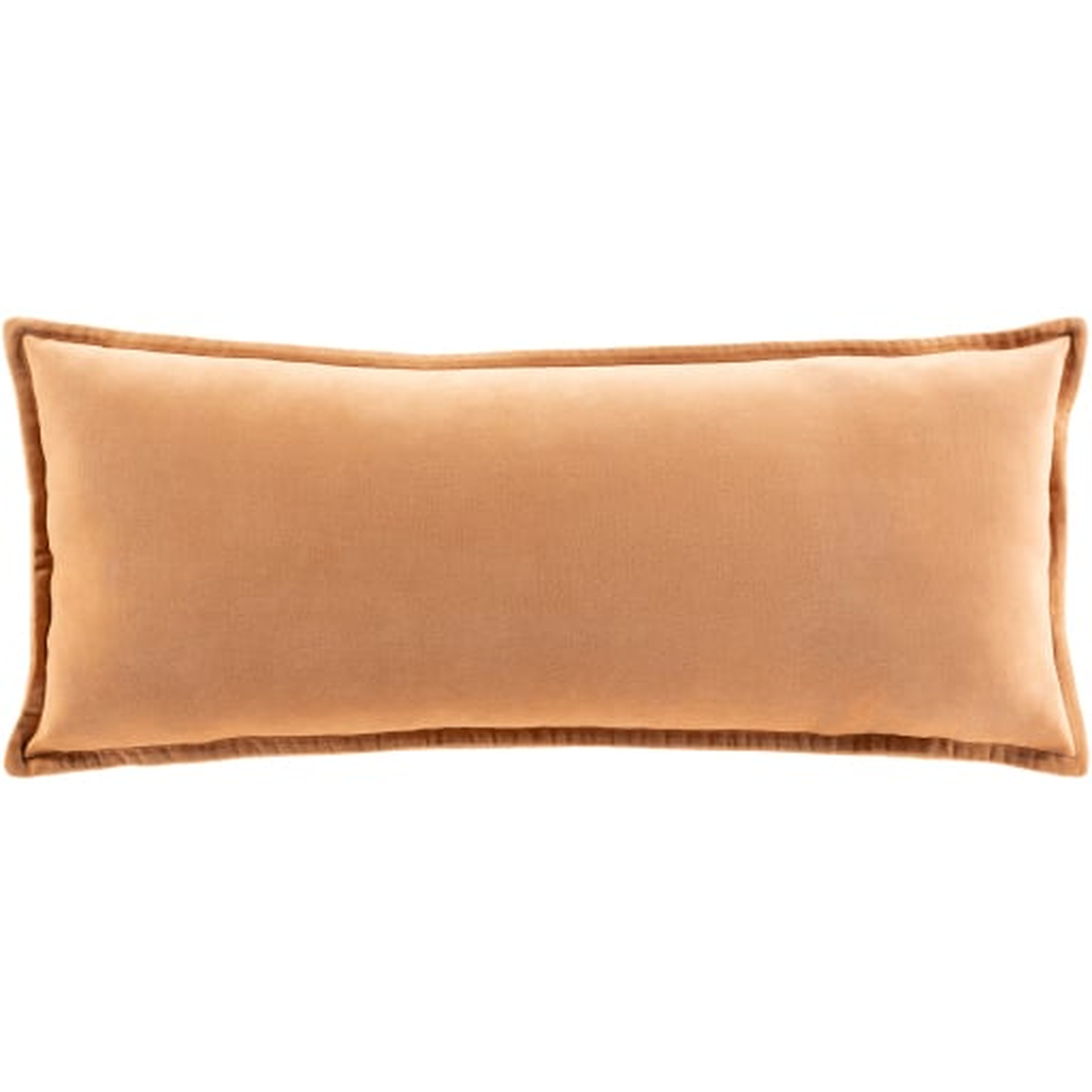 Gabrielle Lumbar Pillow, 30" x 12", Camel - Roam Common