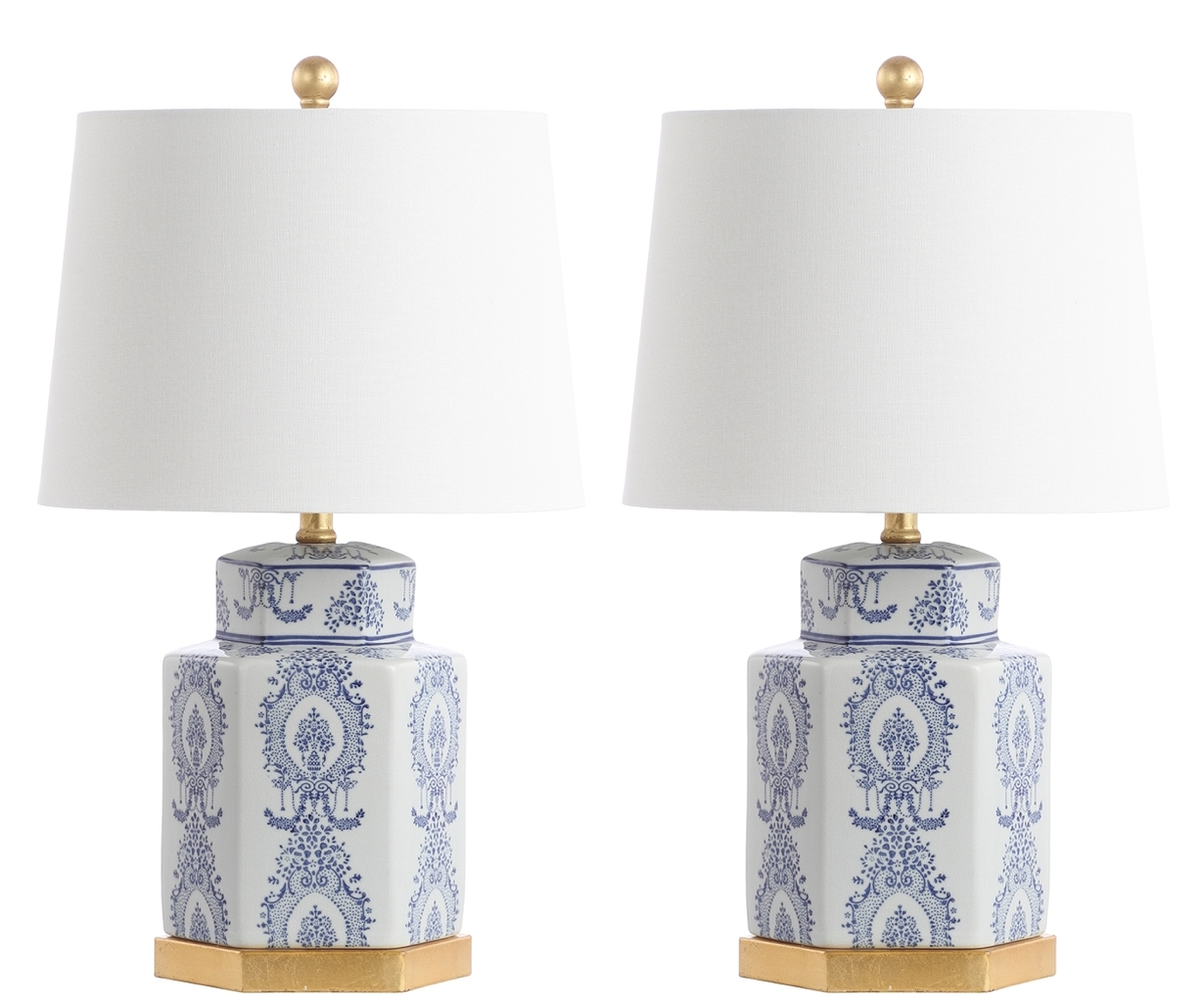Bodin Table Lamp - Blue/White - Arlo Home - Arlo Home