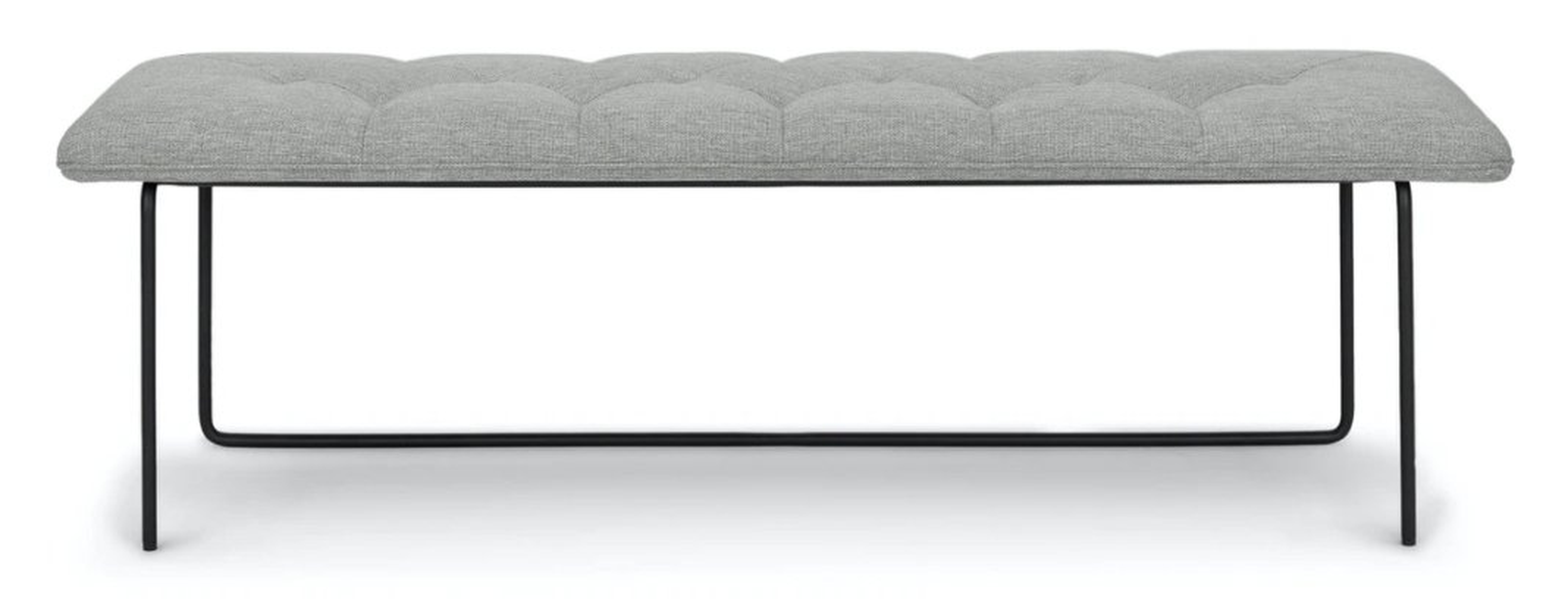 Level Winter Gray 61" Bench - Article