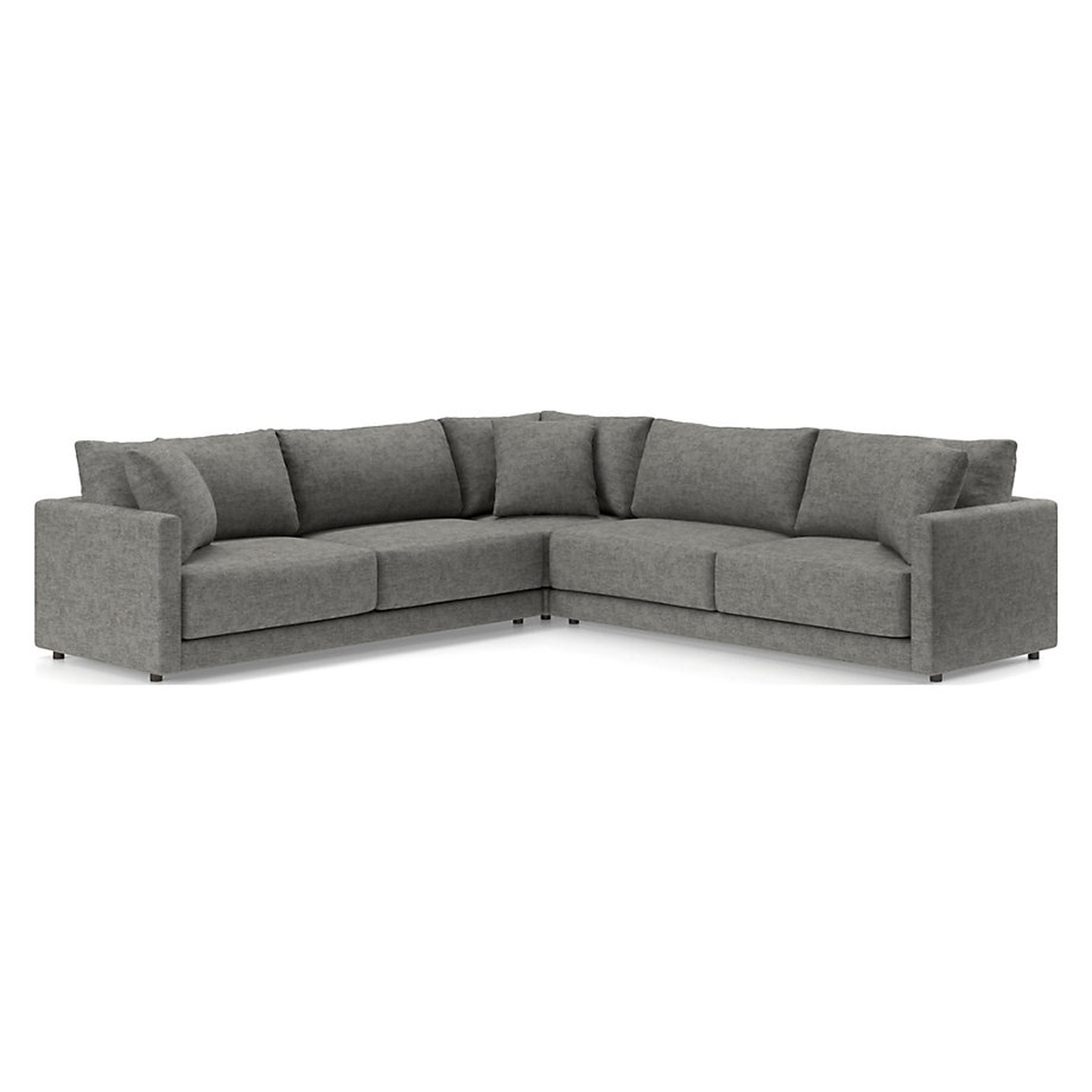 Gather Petite 3-Piece Sectional - Crate and Barrel