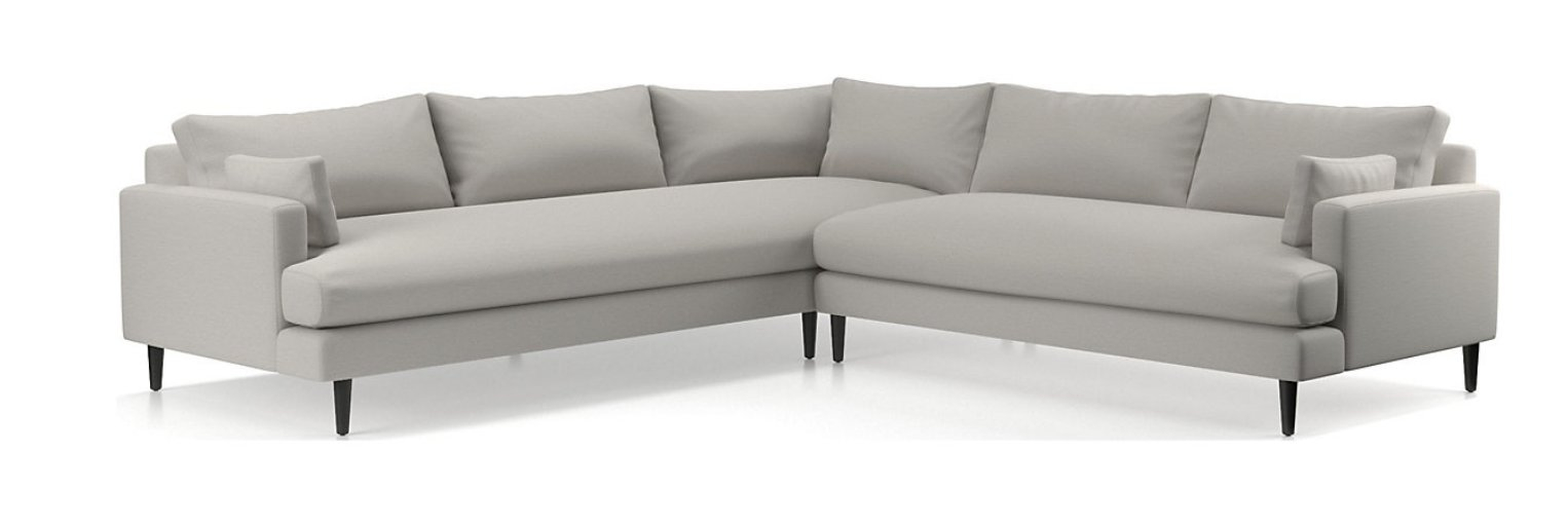 Monahan 2-Piece Left Arm Corner Sofa Sectional - Crate and Barrel