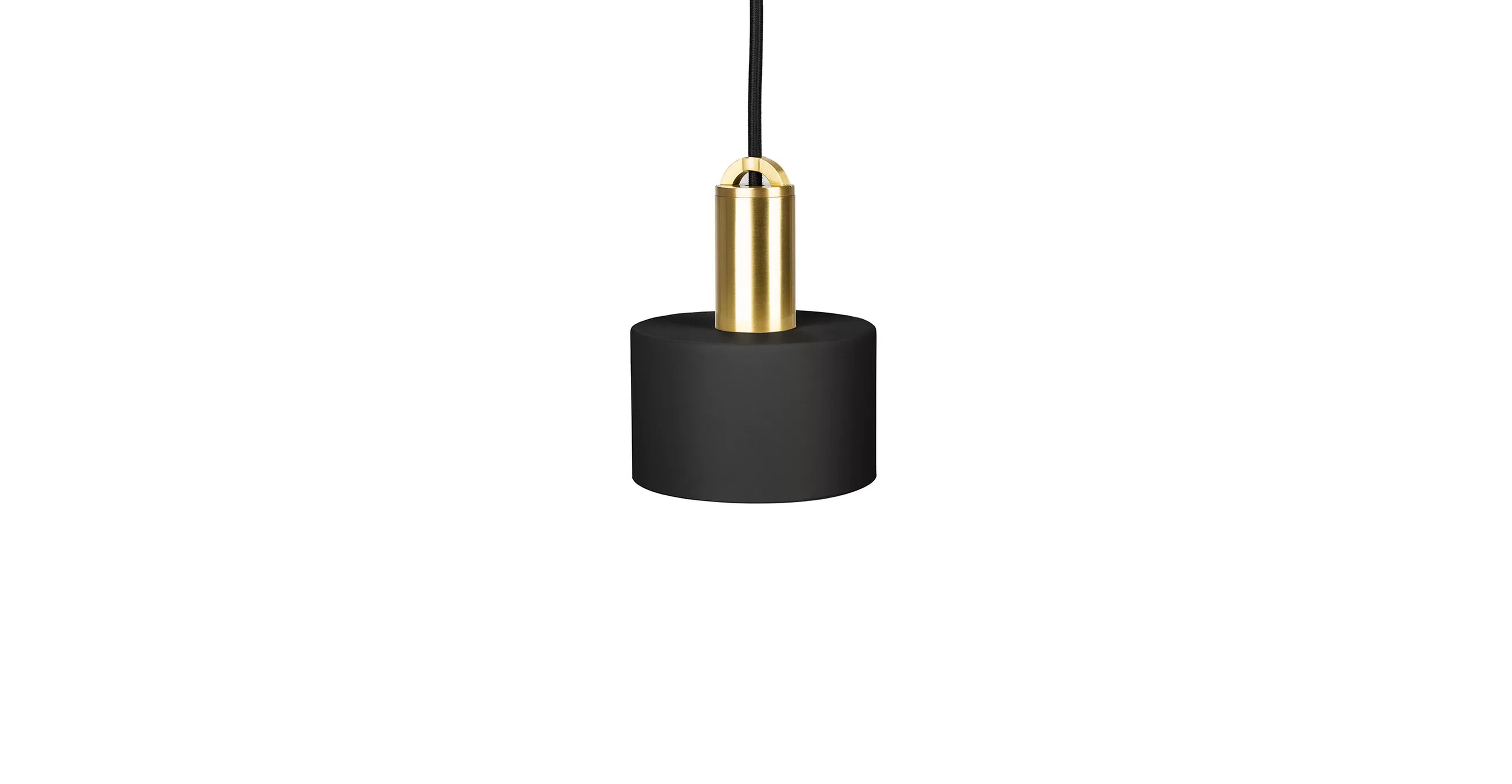 Tangent Cylinder Black Pendant Lamp - Article