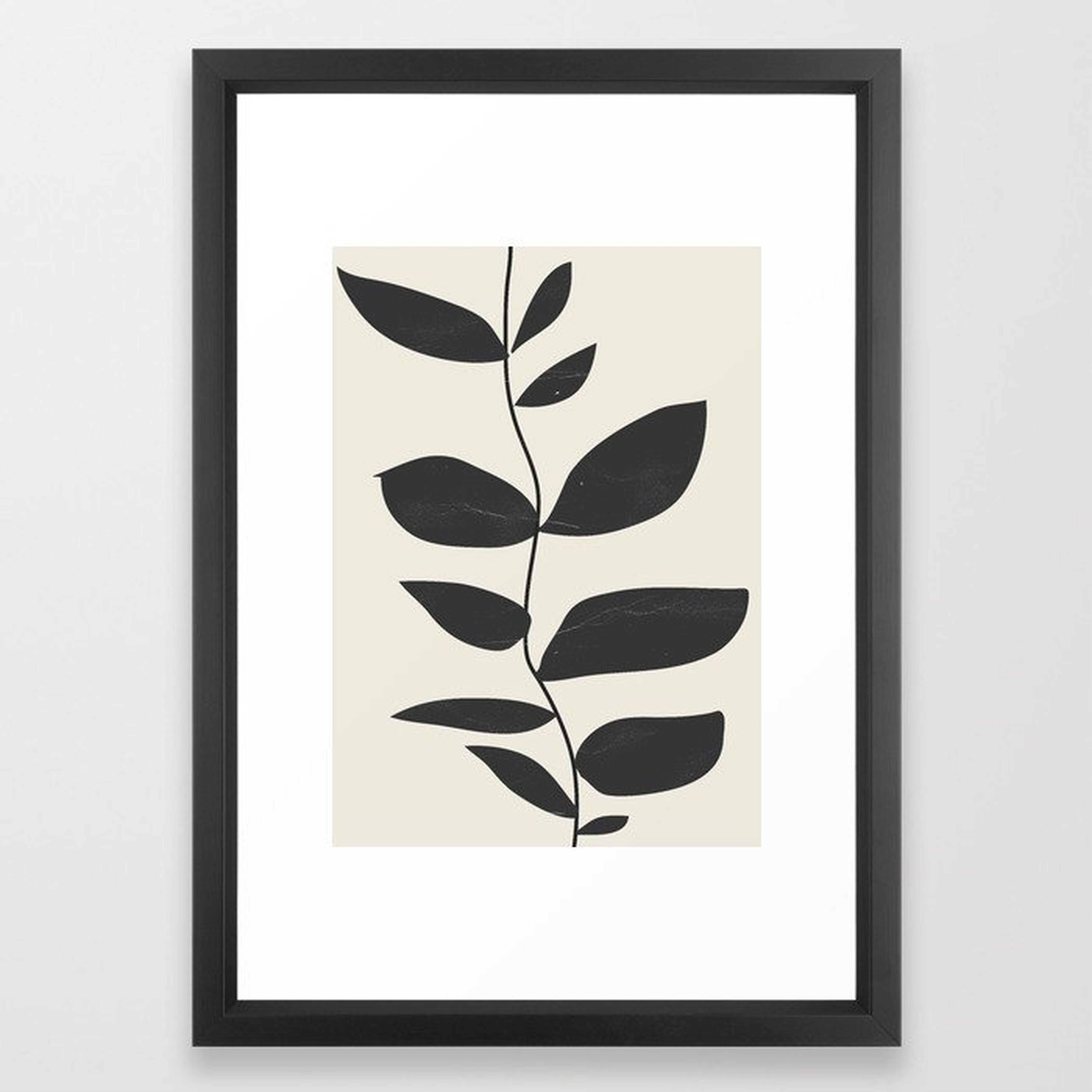 minimal plant Framed Art Print by ThingDesign - Society6